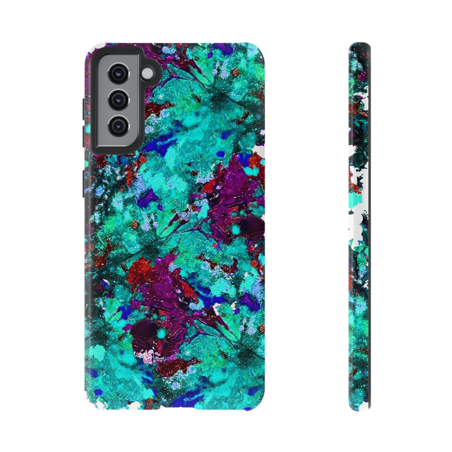 Funda de móvil FLOR AZUL