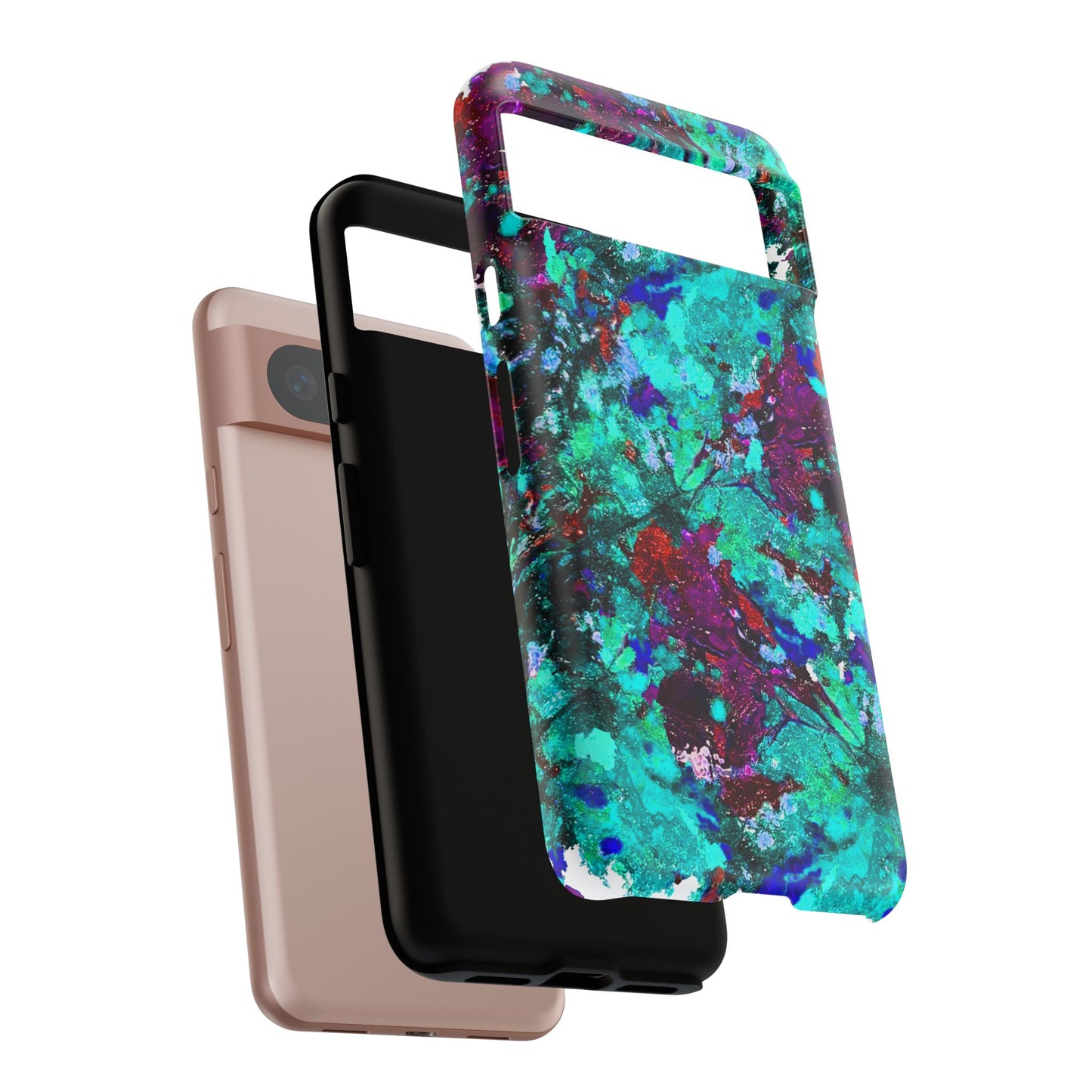 Funda de mòbil FLOR BLAU