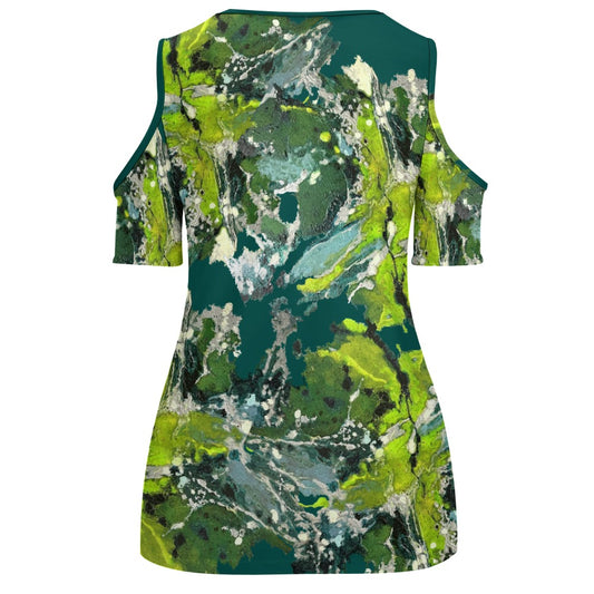 Camiseta hombros descubiertos MUNTANYA