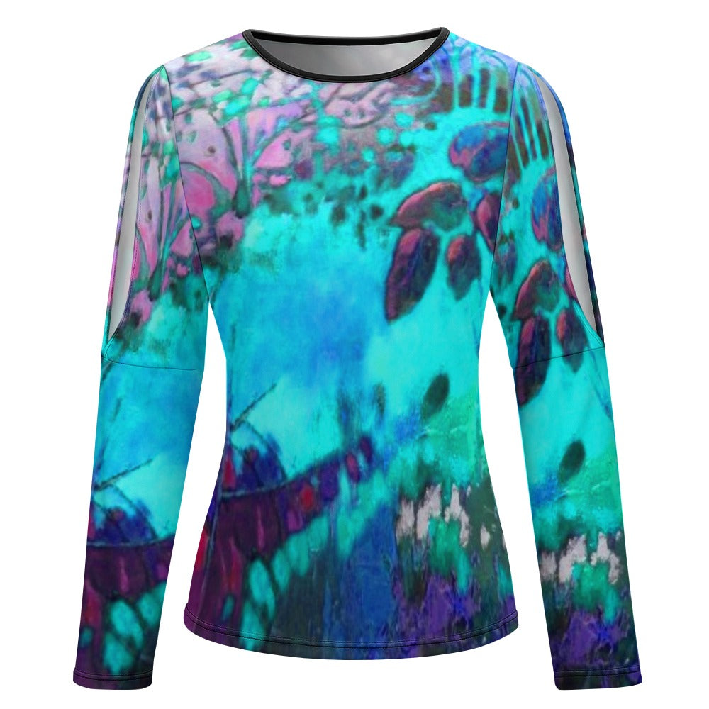Camiseta manga larga TURQUESA