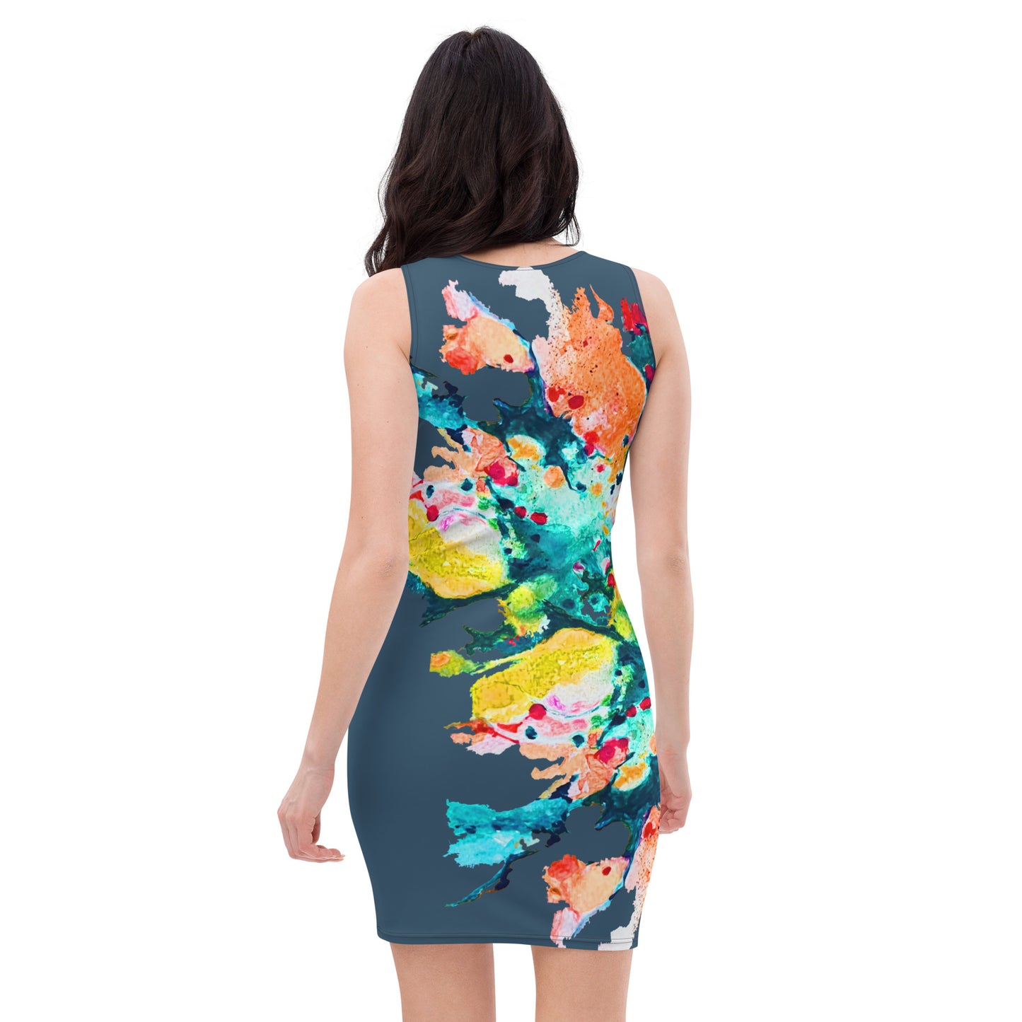 Vestit ajustat AQUA.