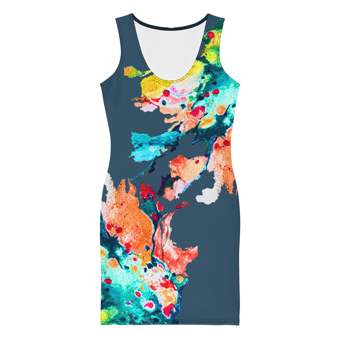 Vestit ajustat AQUA.