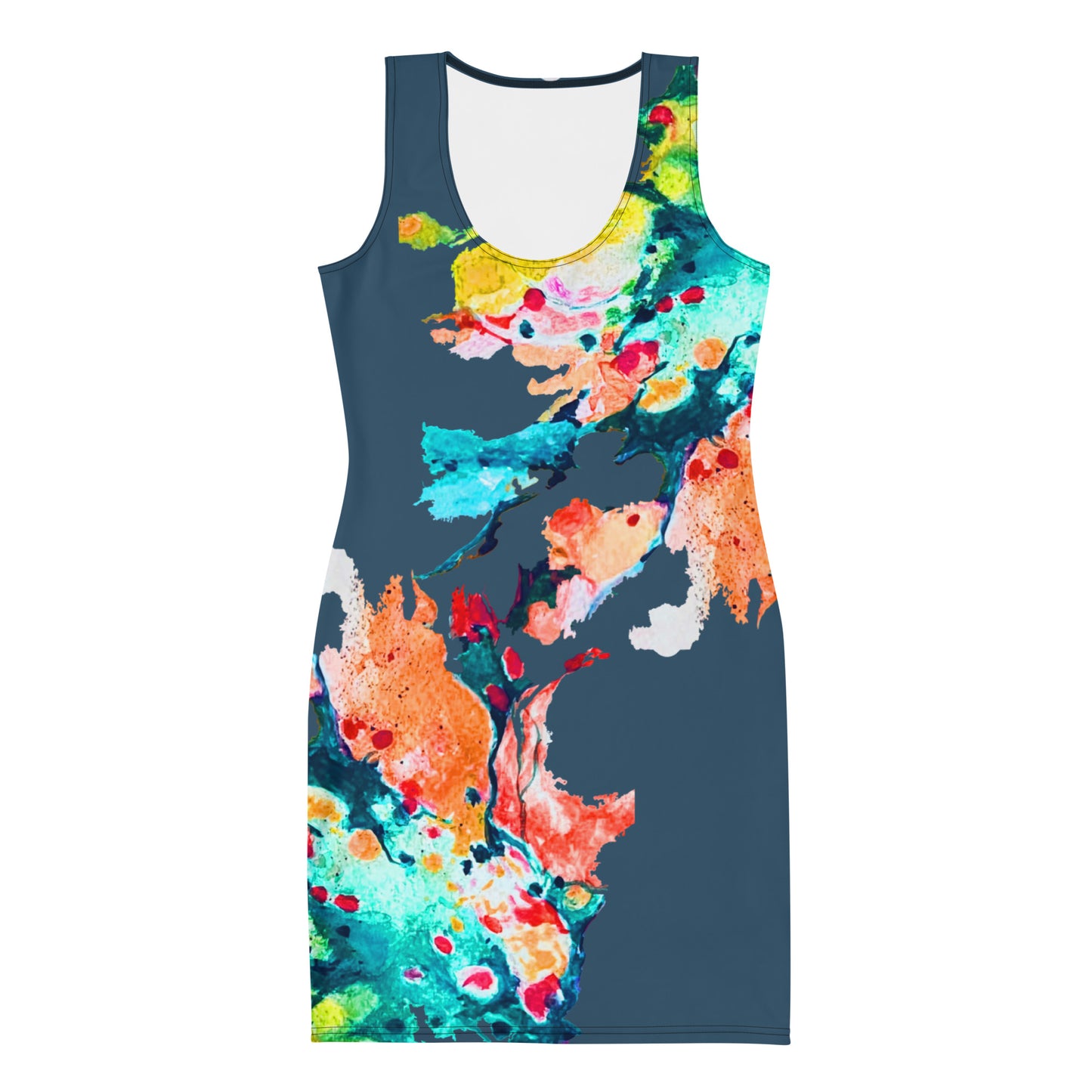 Vestit ajustat AQUA.