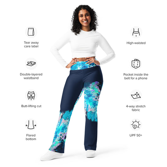 Leggins acampanats AGUAMARINA.