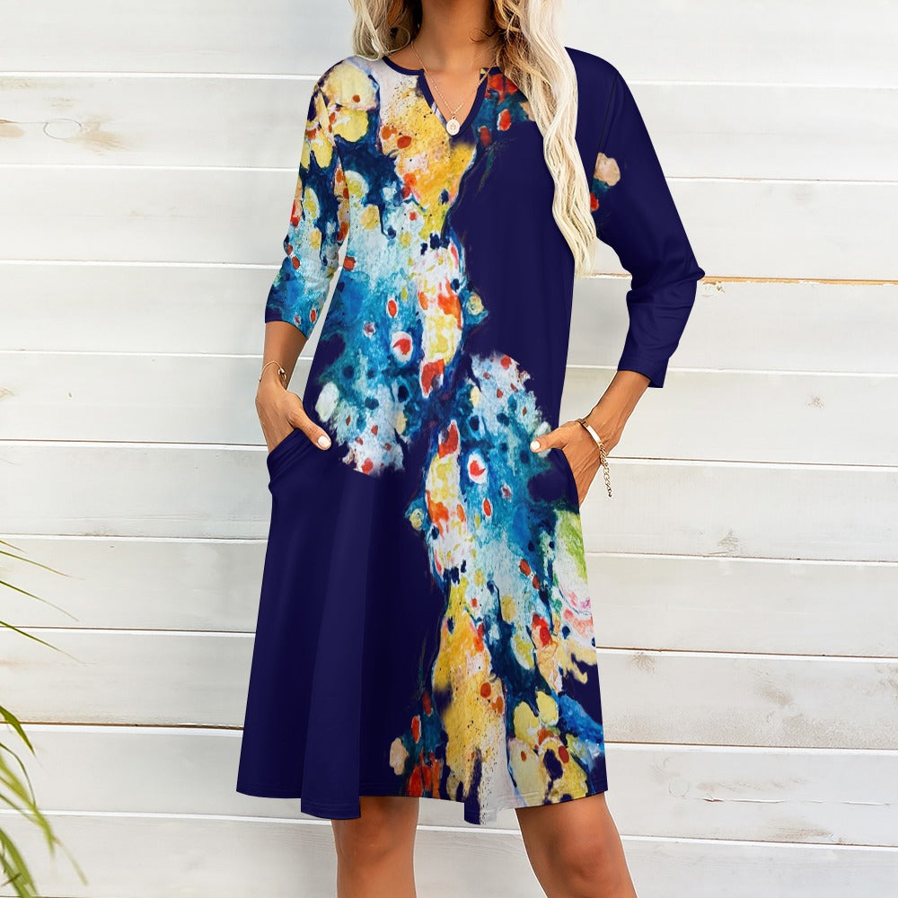 Vestido manga larga BARCELONA