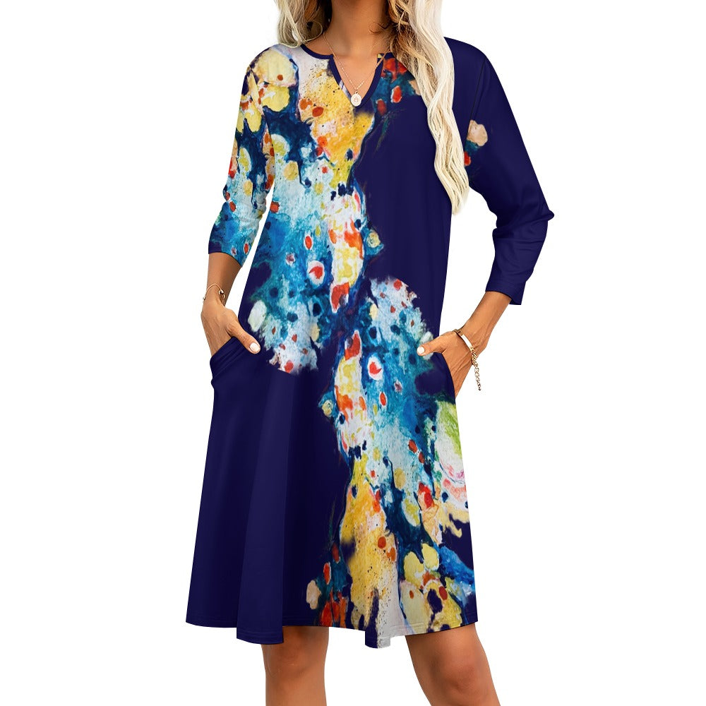 Vestido manga larga BARCELONA