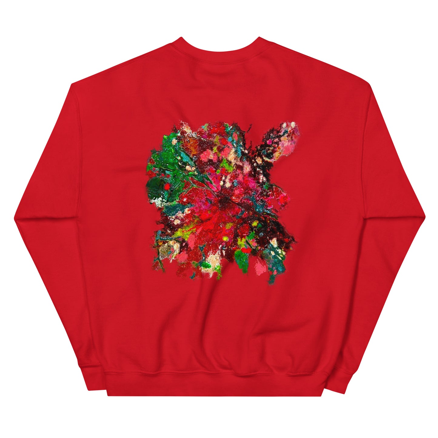 Sudadera FLOR ROJA