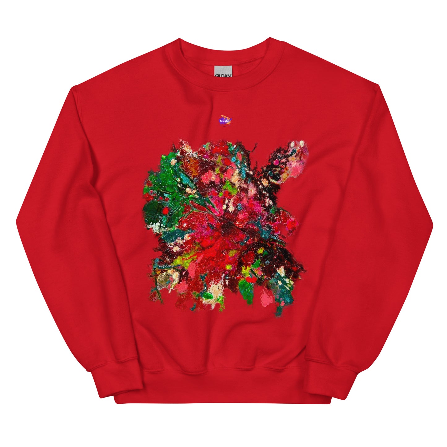 Sudadera FLOR ROJA