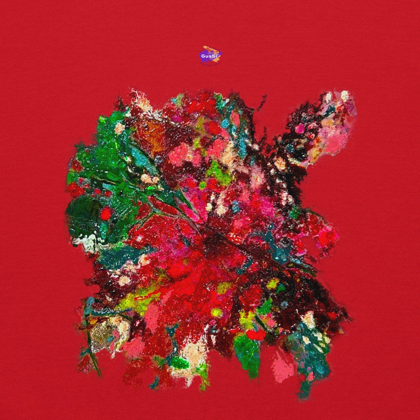 Sudadera FLOR ROJA