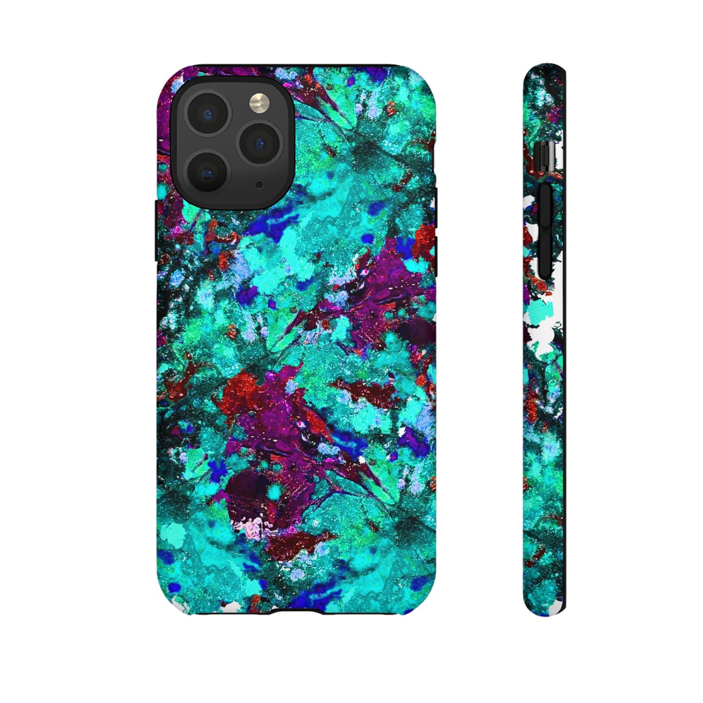 Funda de móvil FLOR AZUL