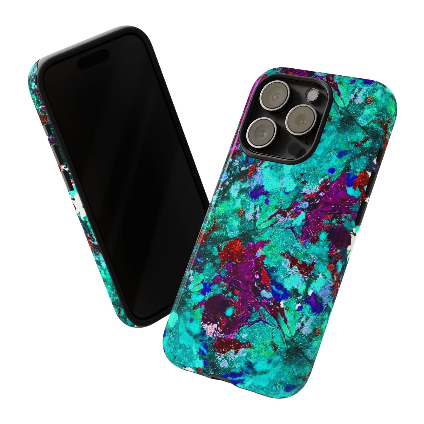 Funda de móvil FLOR AZUL