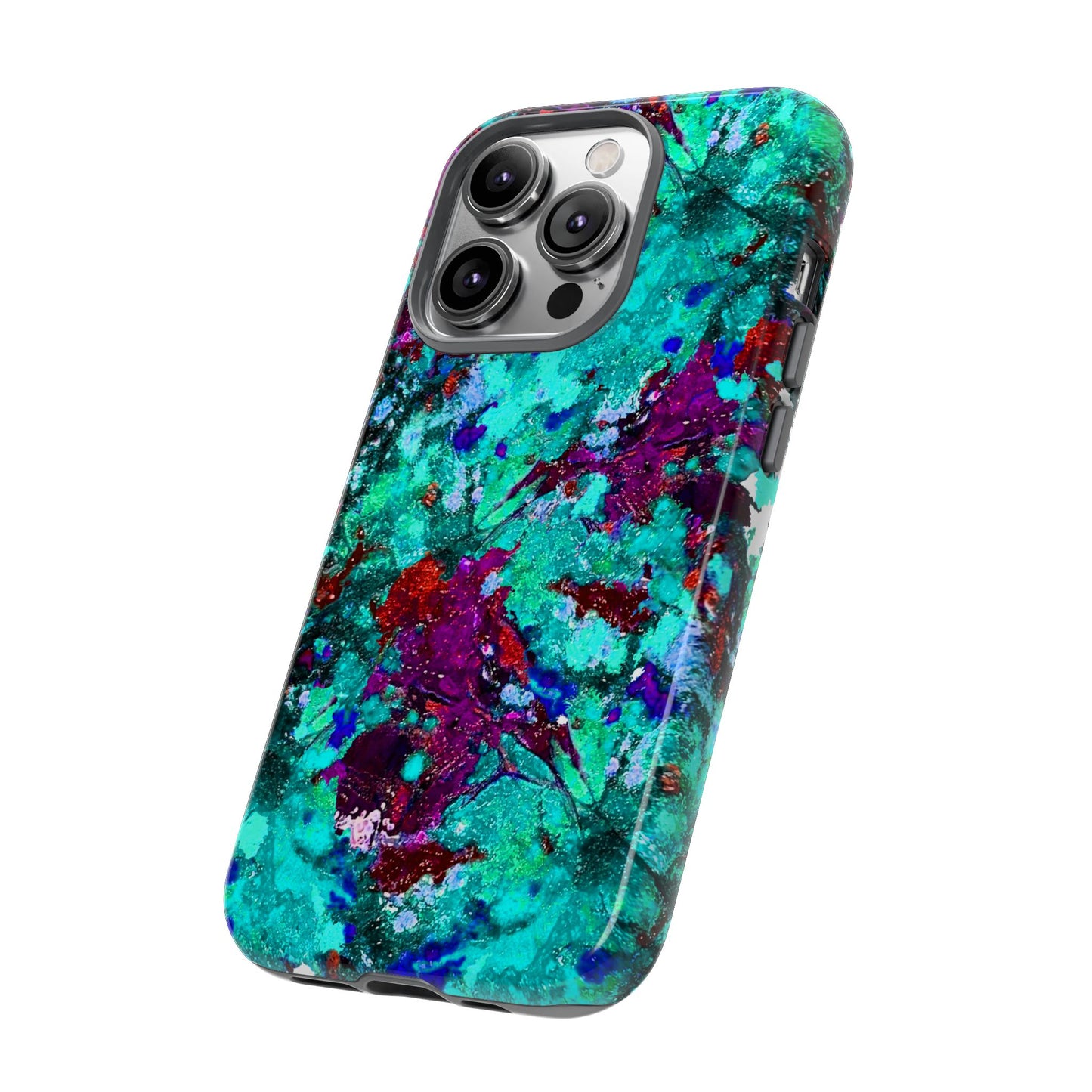 Funda de móvil FLOR AZUL