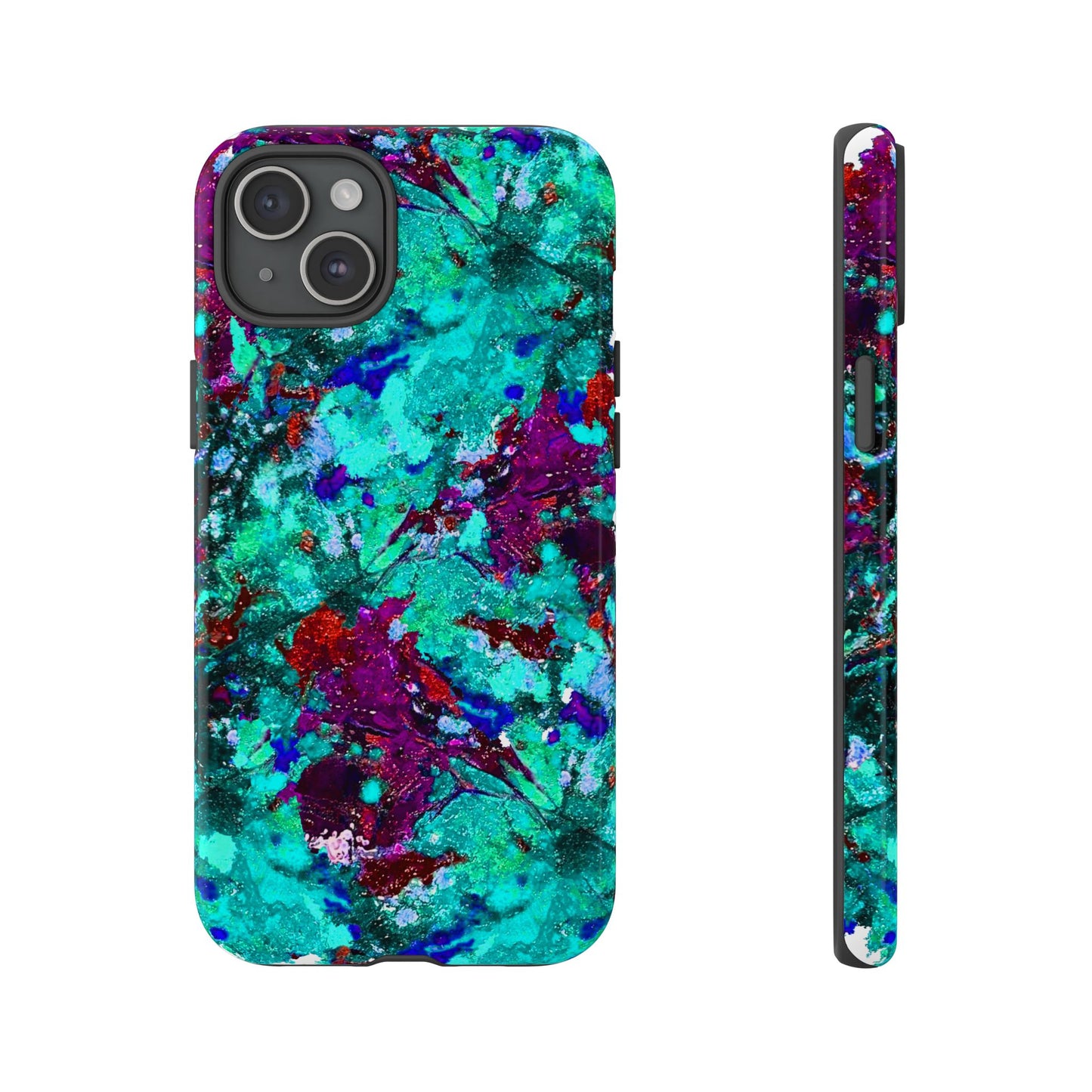 Funda de móvil FLOR AZUL