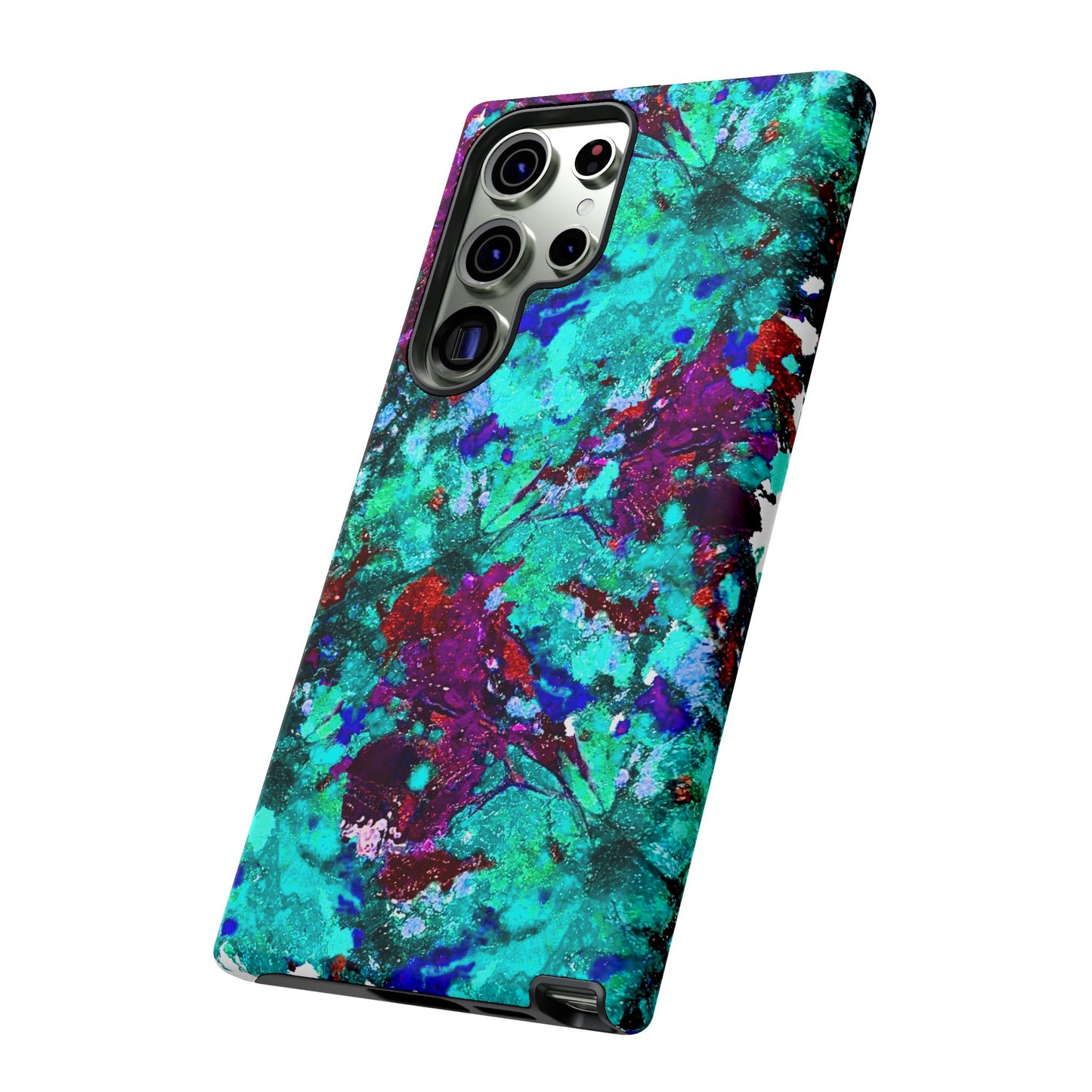 Funda de móvil FLOR AZUL