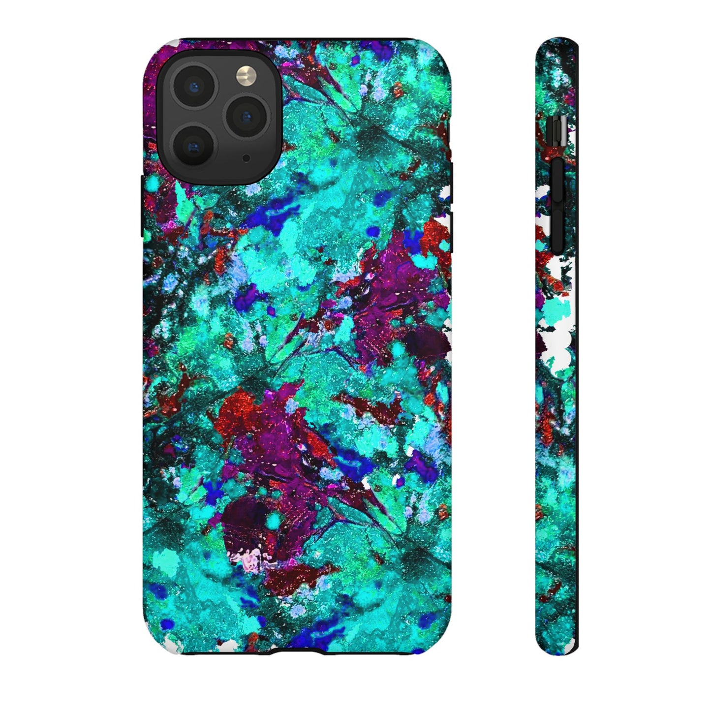 Funda de móvil FLOR AZUL