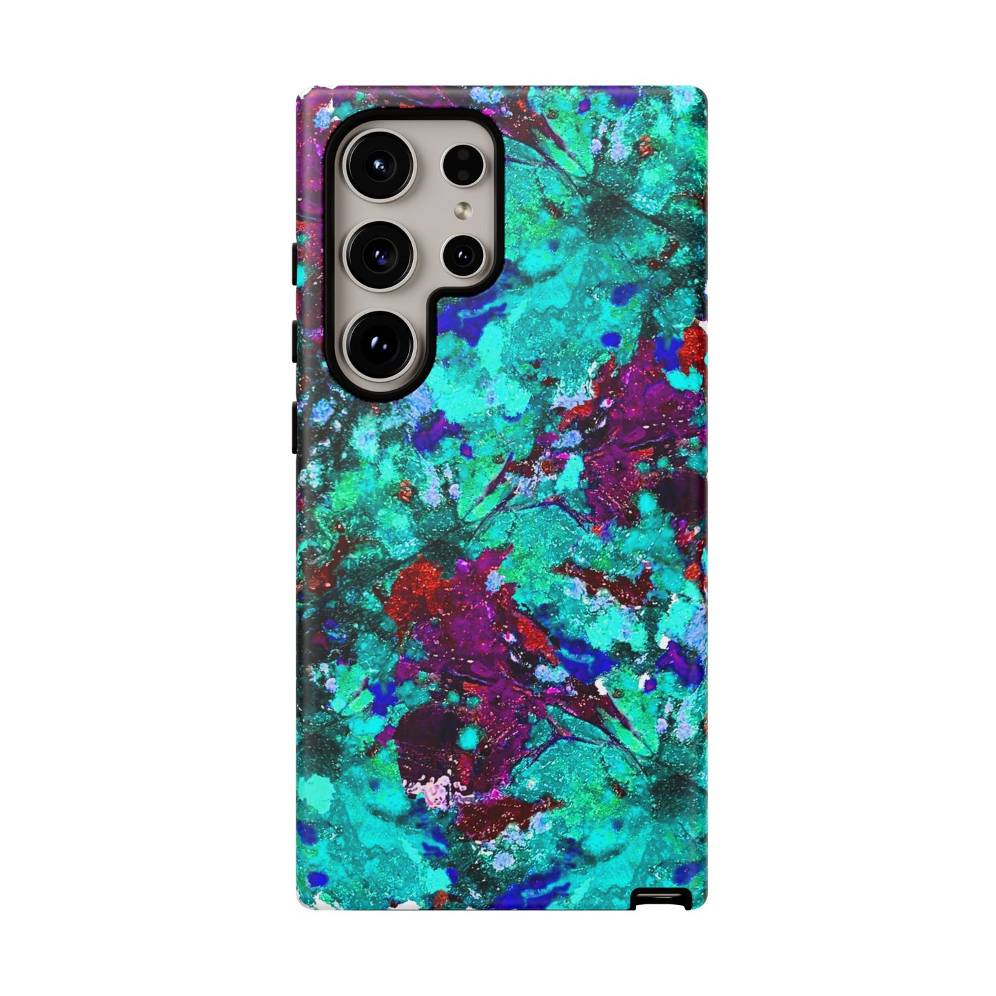 Funda de móvil FLOR AZUL