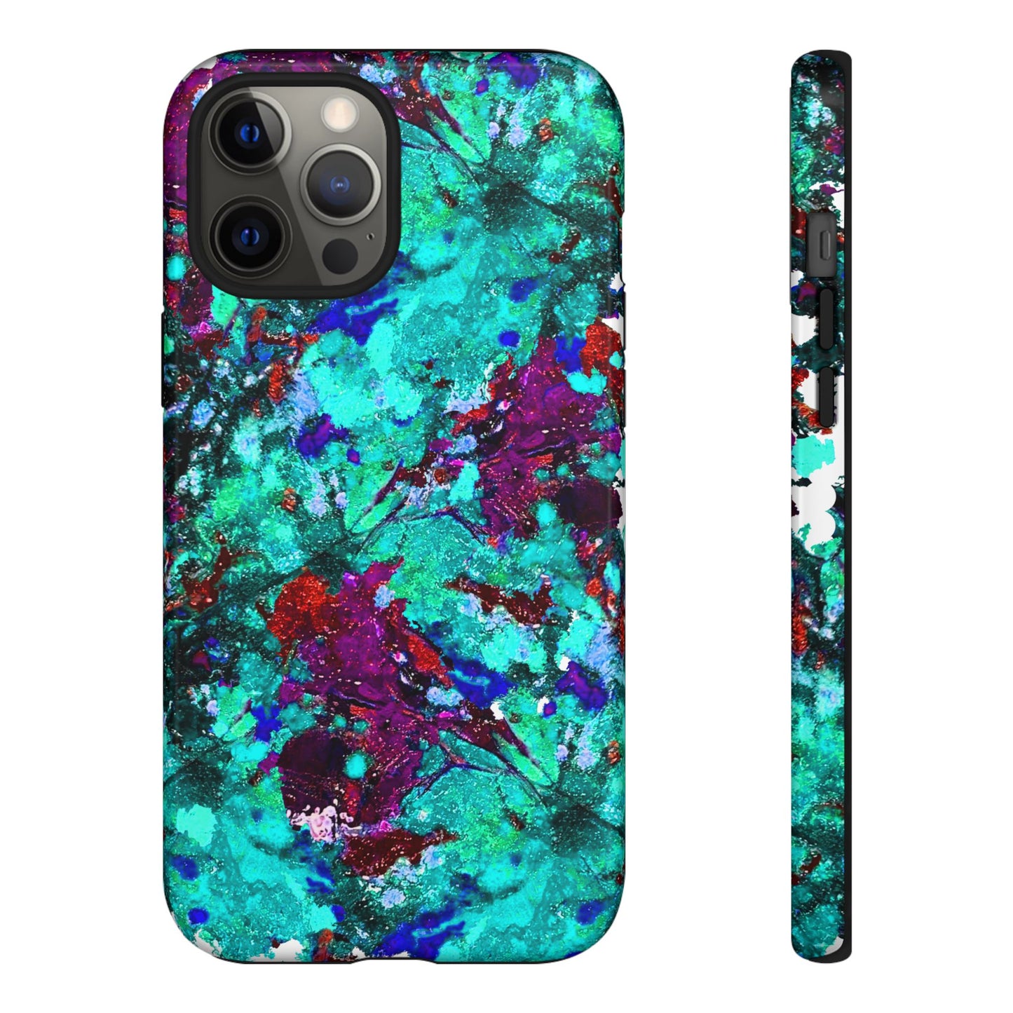 Funda de móvil FLOR AZUL