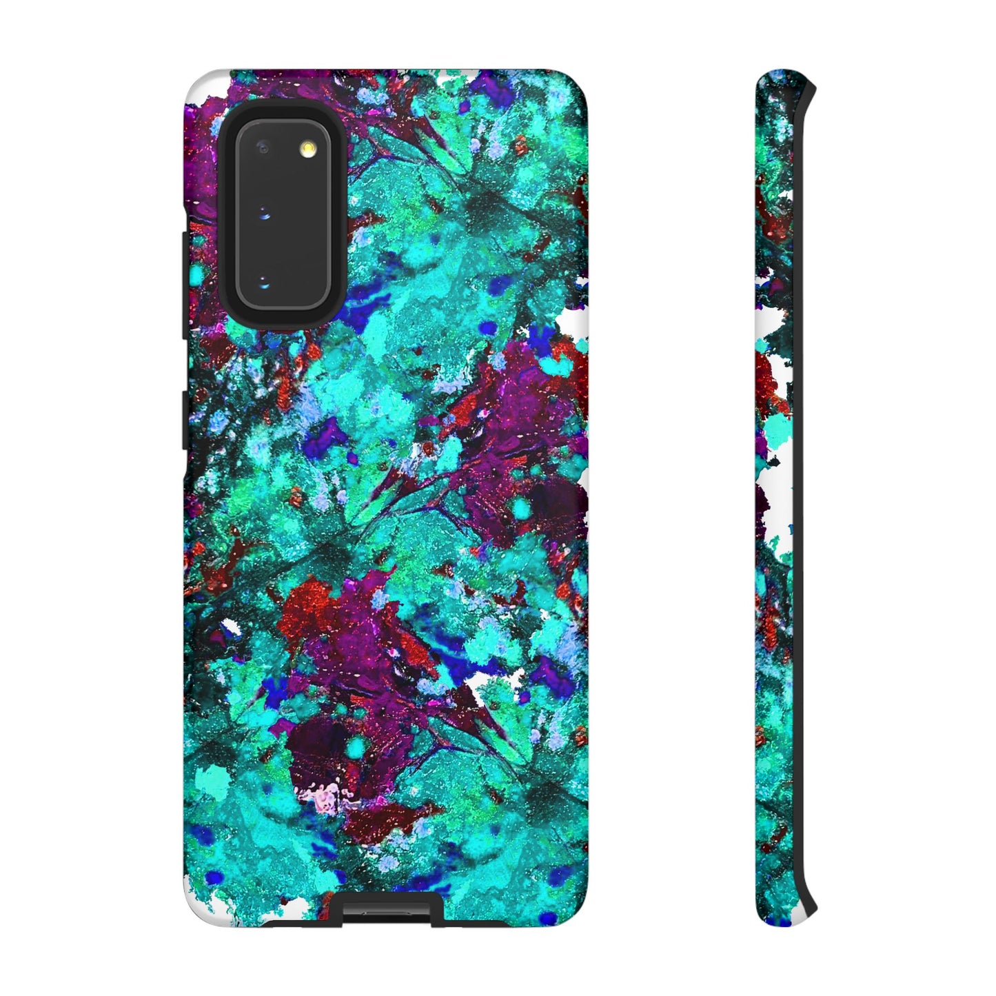 Funda de móvil FLOR AZUL