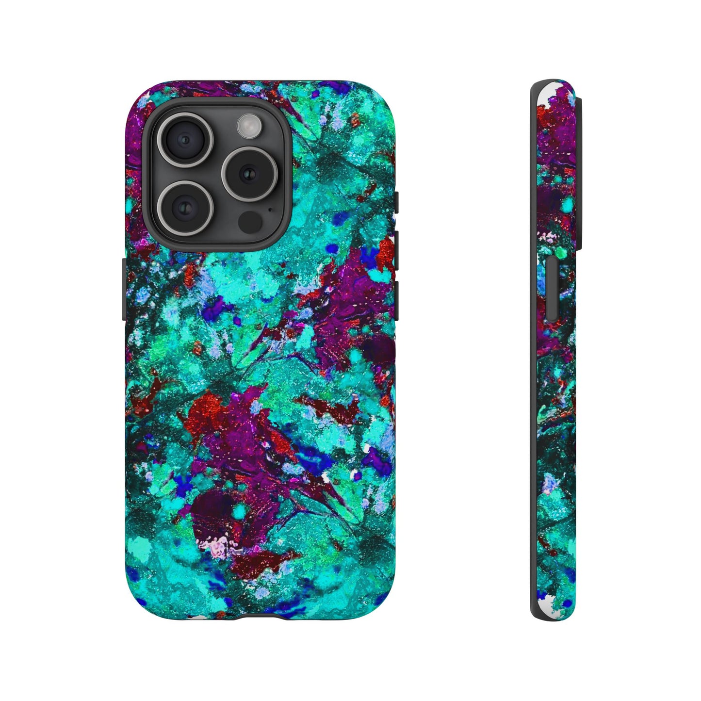 Funda de móvil FLOR AZUL