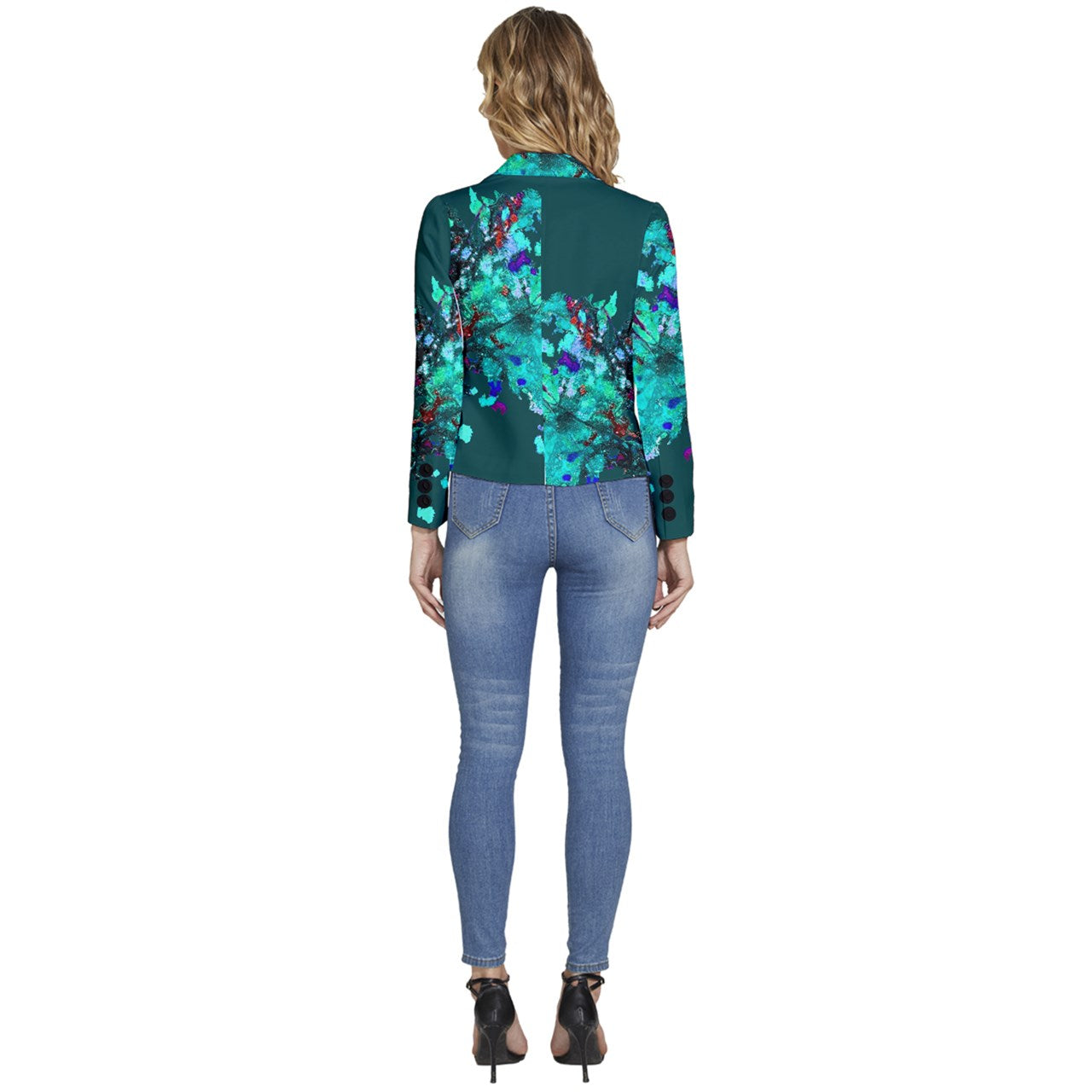 Chaqueta FLOR AZUL