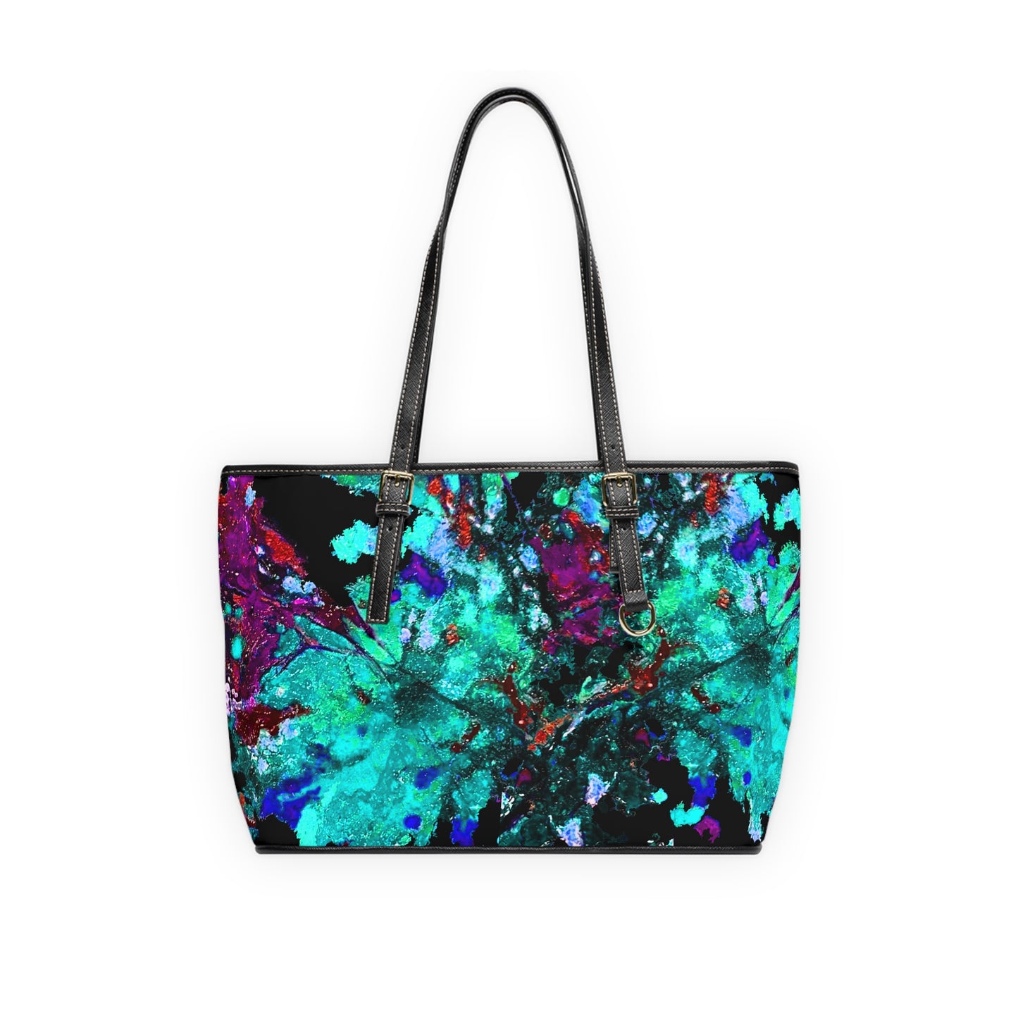 Bolso de hombro FLOR AZUL