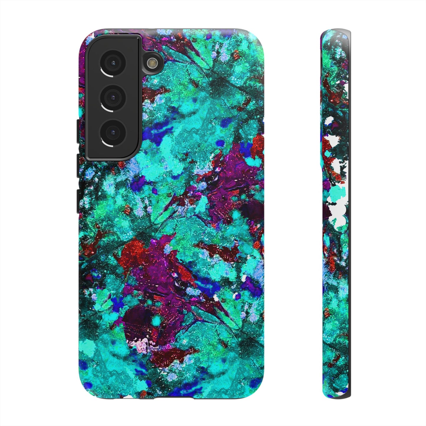 Funda de móvil FLOR AZUL