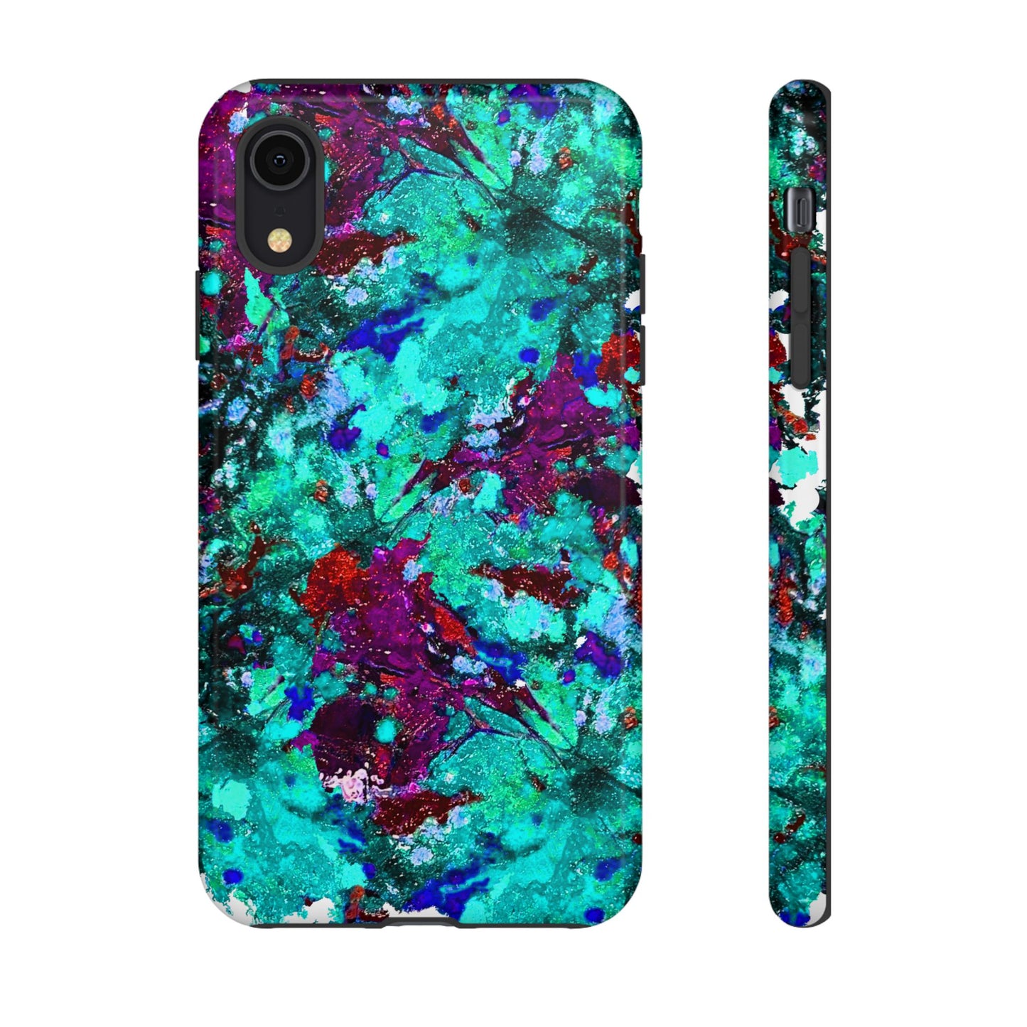 Funda de móvil FLOR AZUL