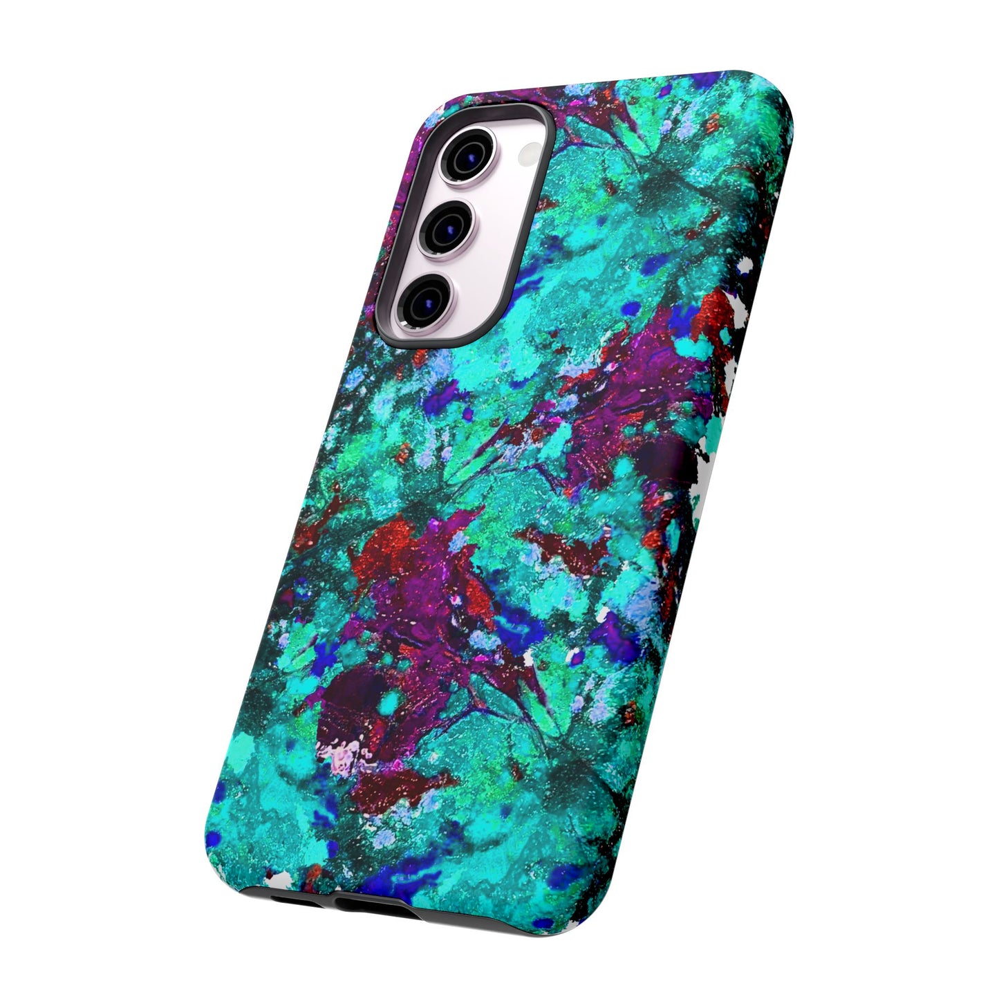 Funda de móvil FLOR AZUL