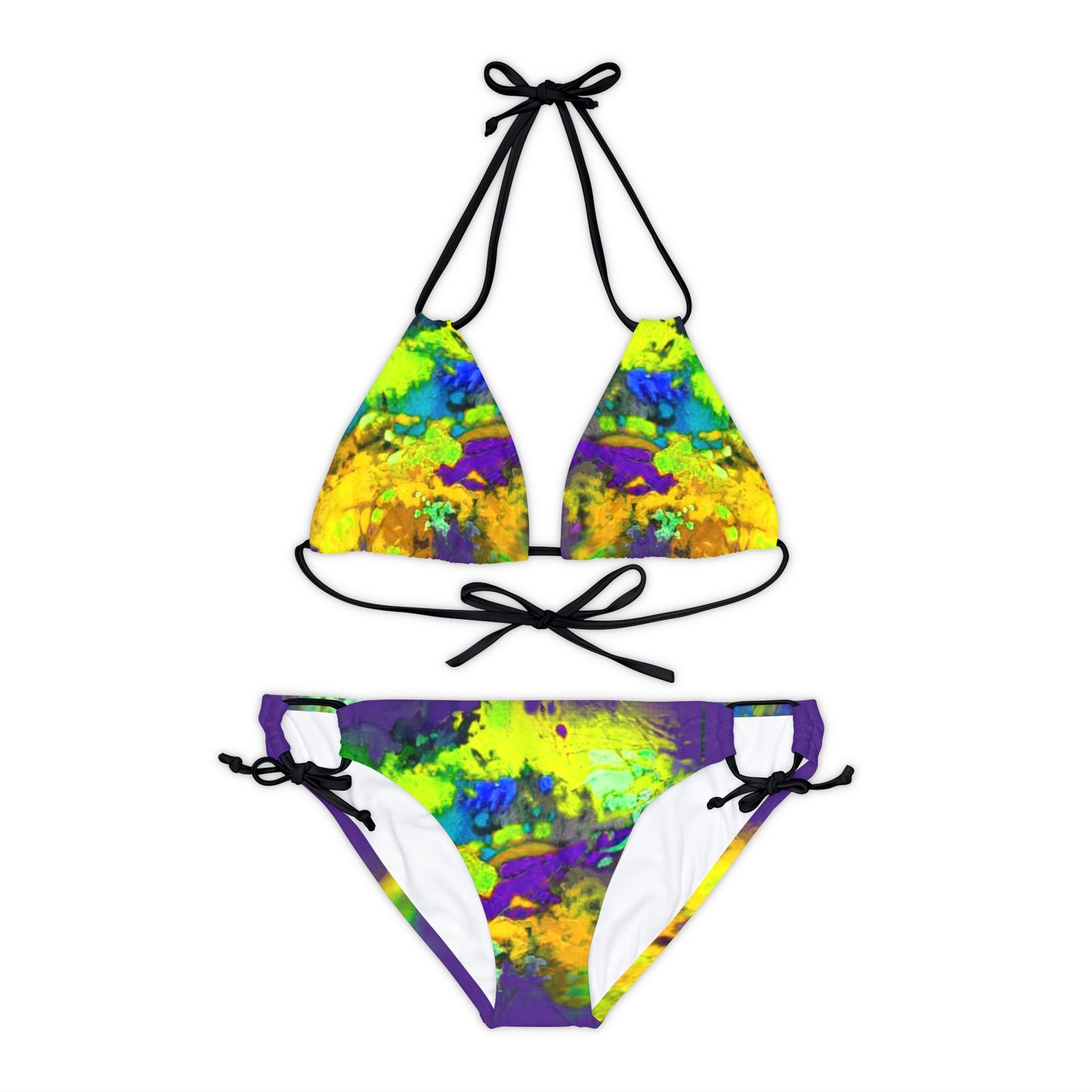 Bikini estampado artístico. ACIDEZ