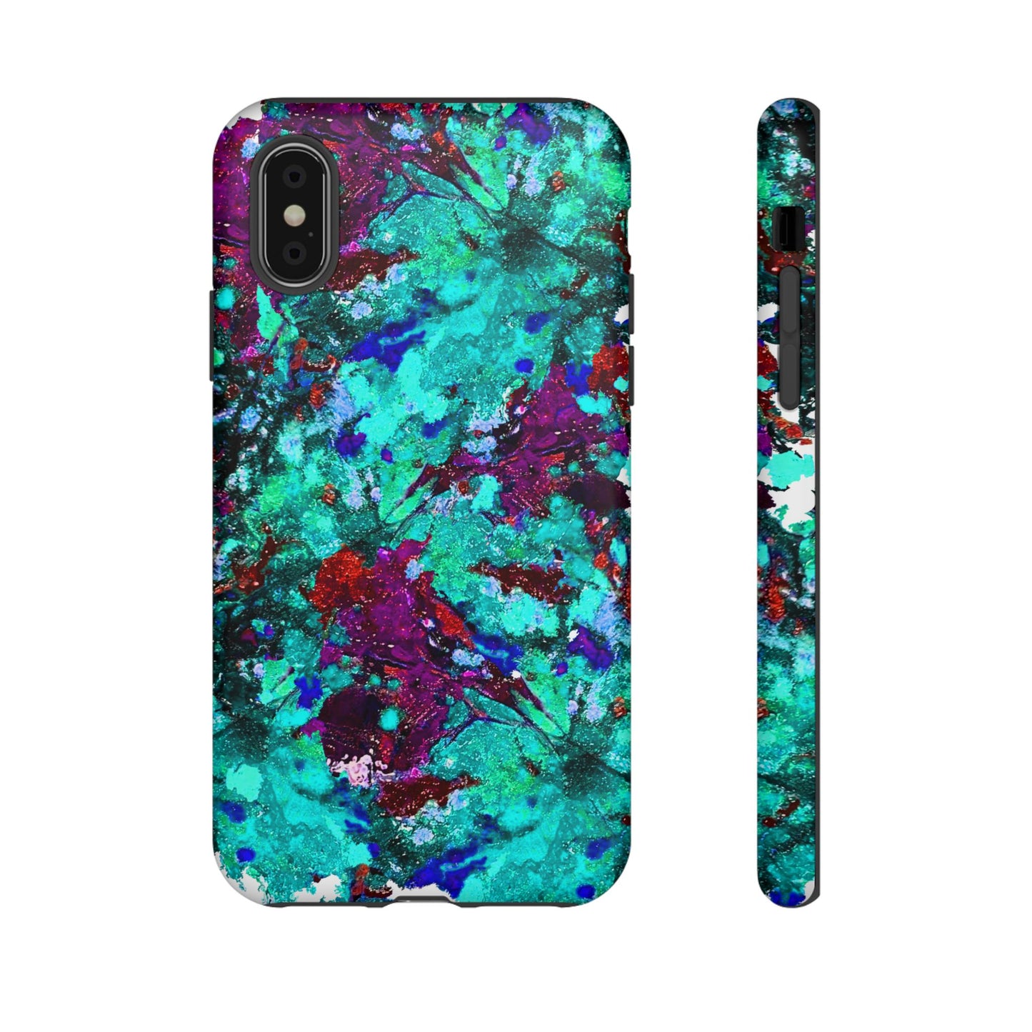 Funda de móvil FLOR AZUL