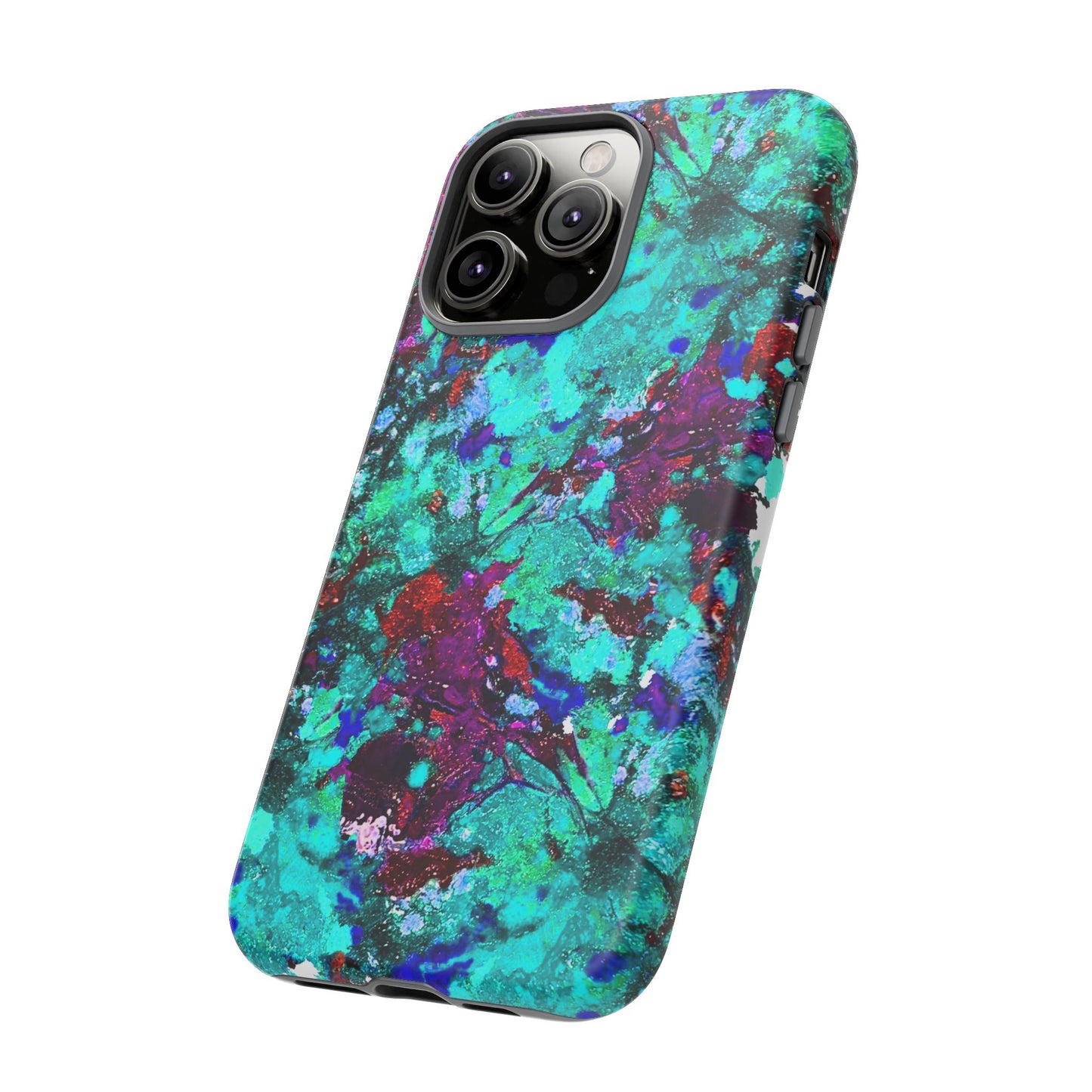 Funda de móvil FLOR AZUL