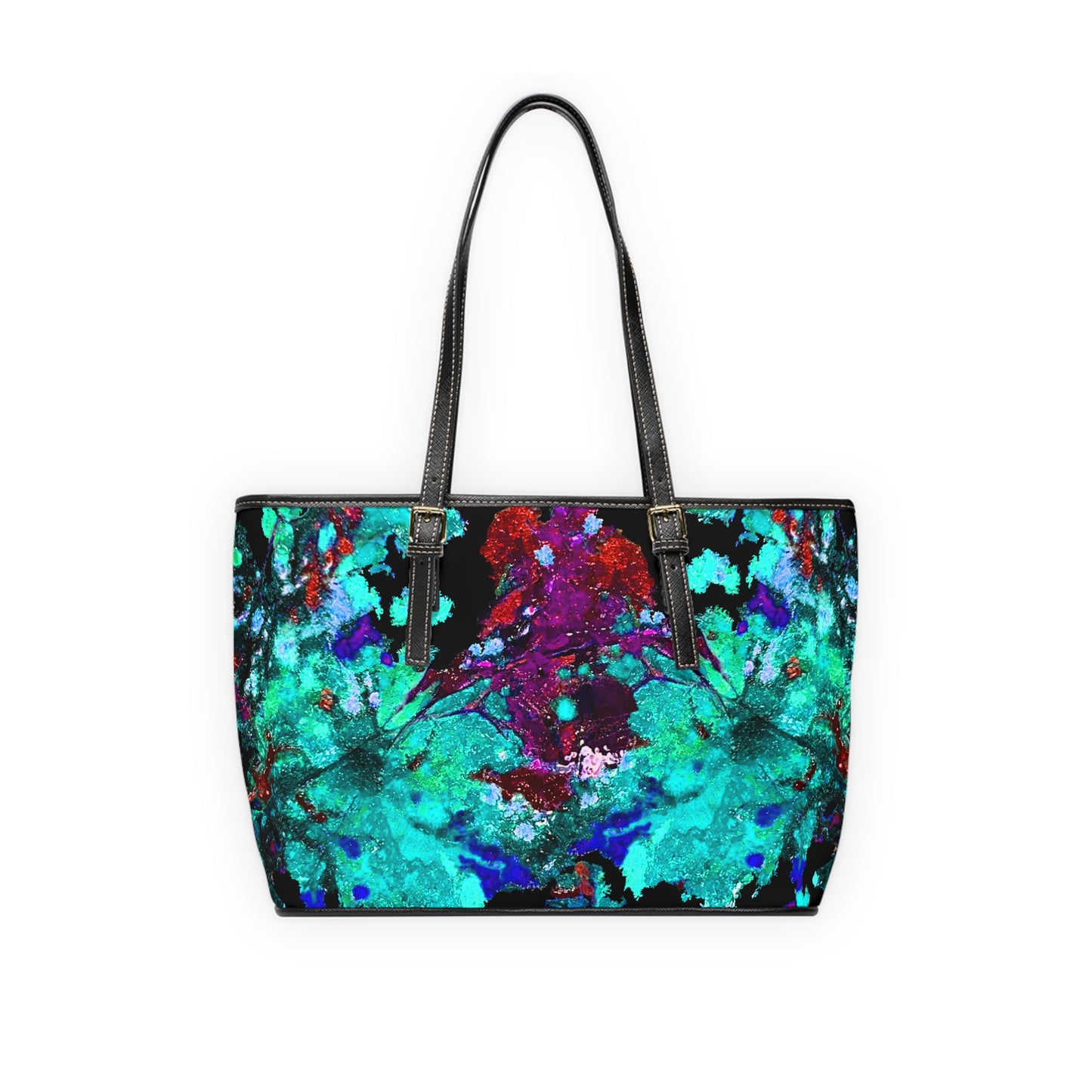 Bolso de hombro FLOR AZUL