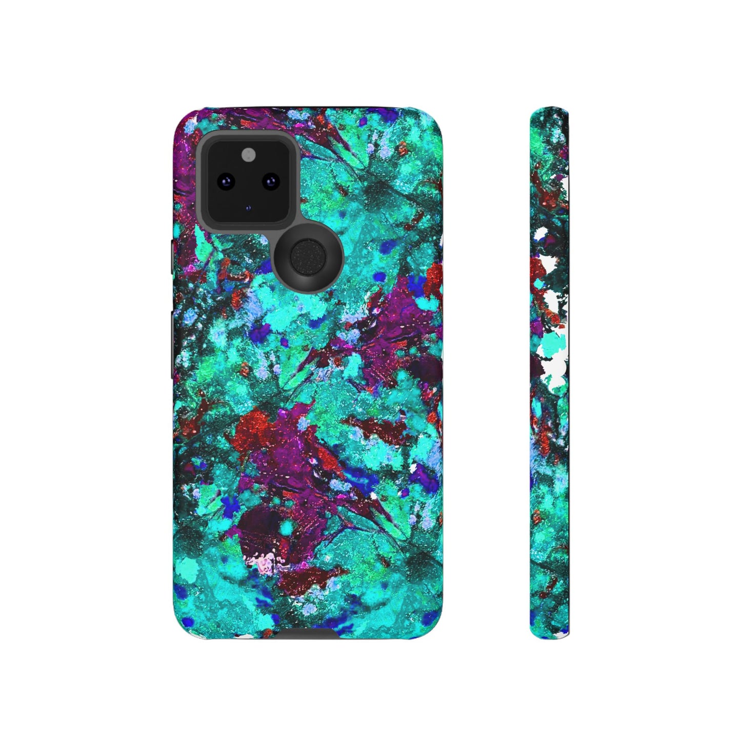 Funda de móvil FLOR AZUL