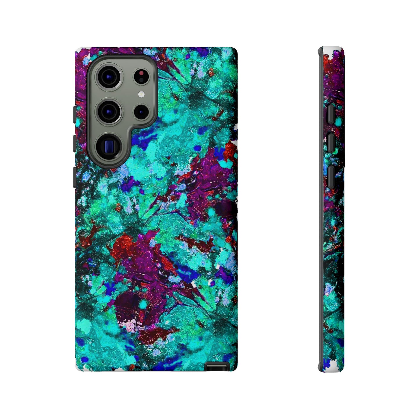 Funda de móvil FLOR AZUL