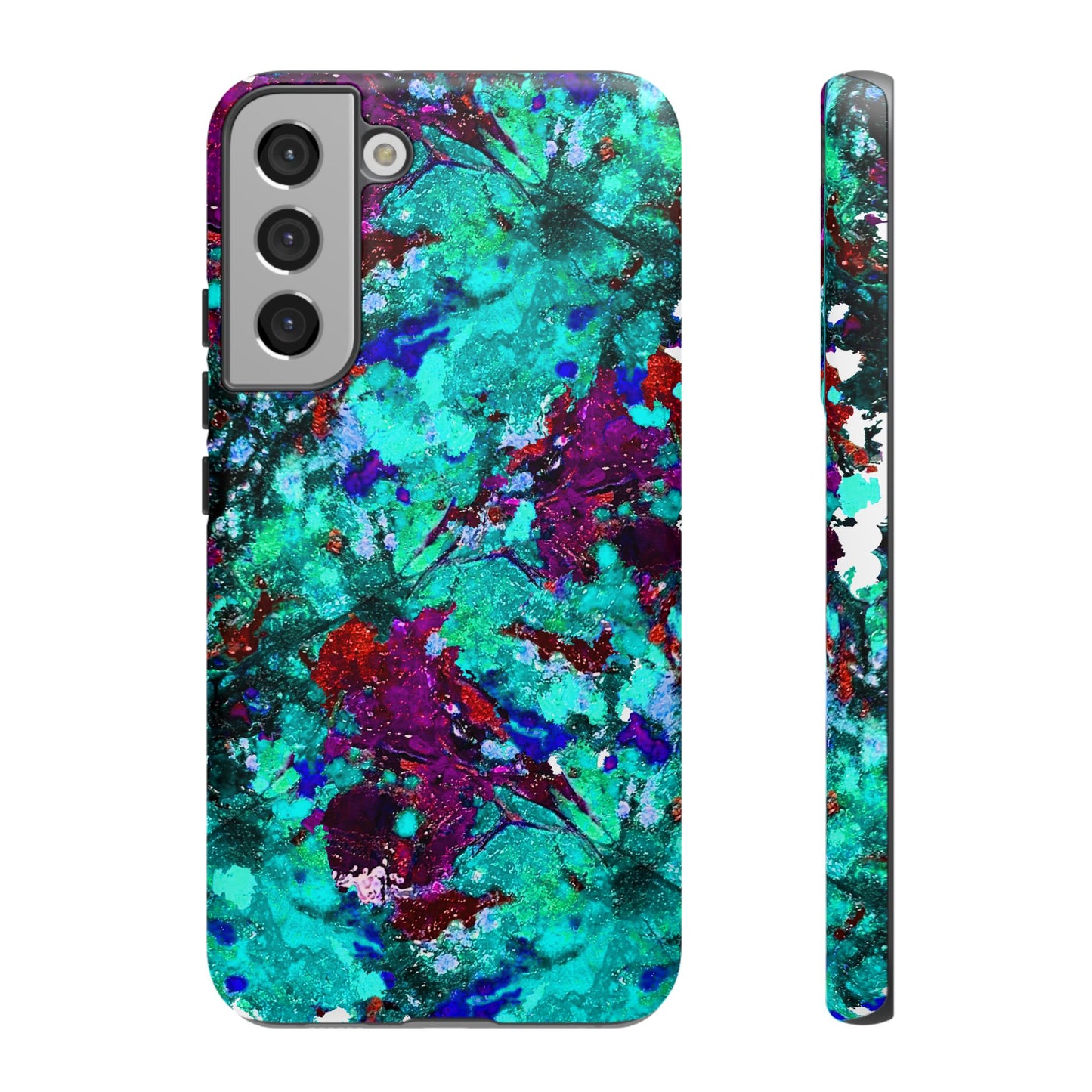 Funda de móvil FLOR AZUL