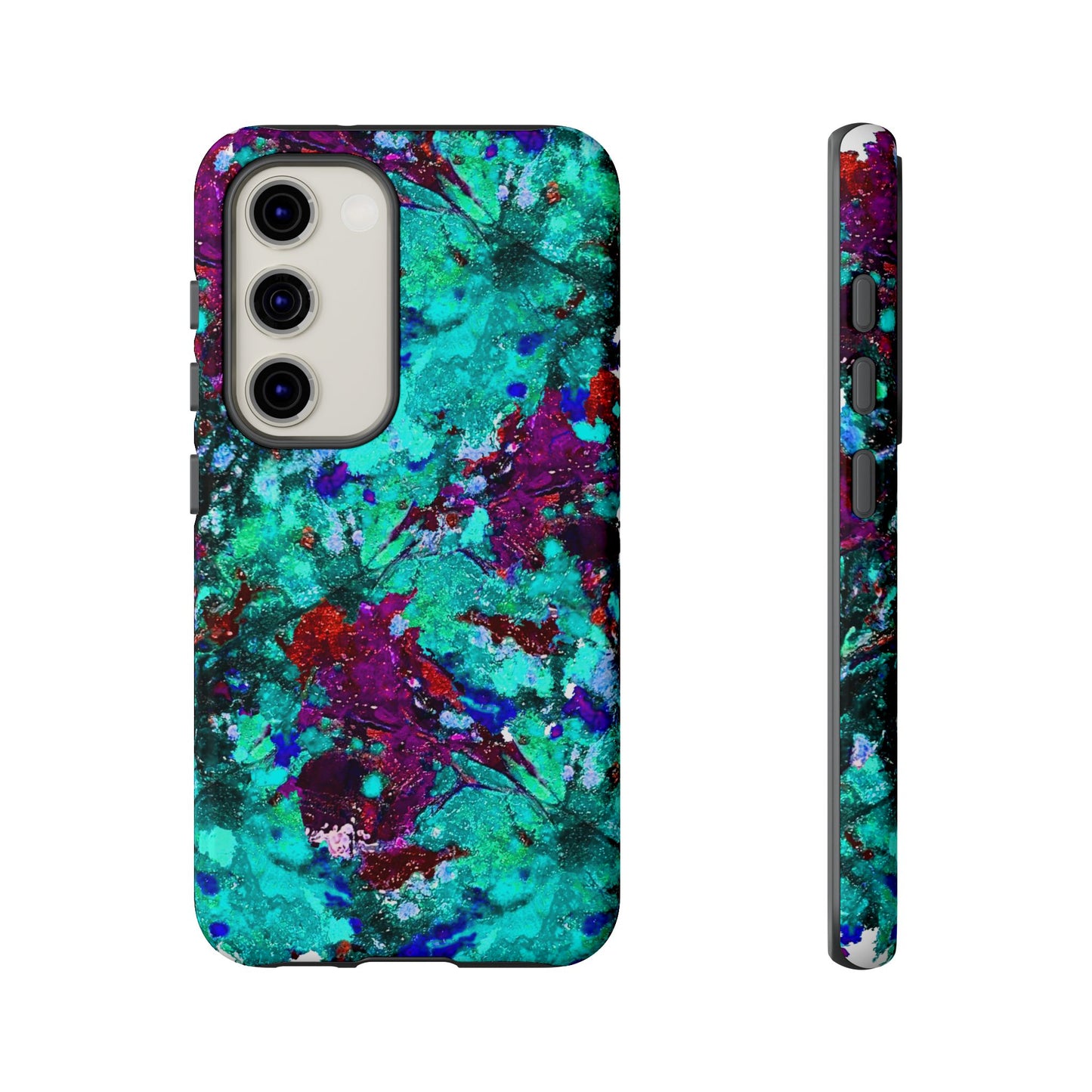 Funda de móvil FLOR AZUL