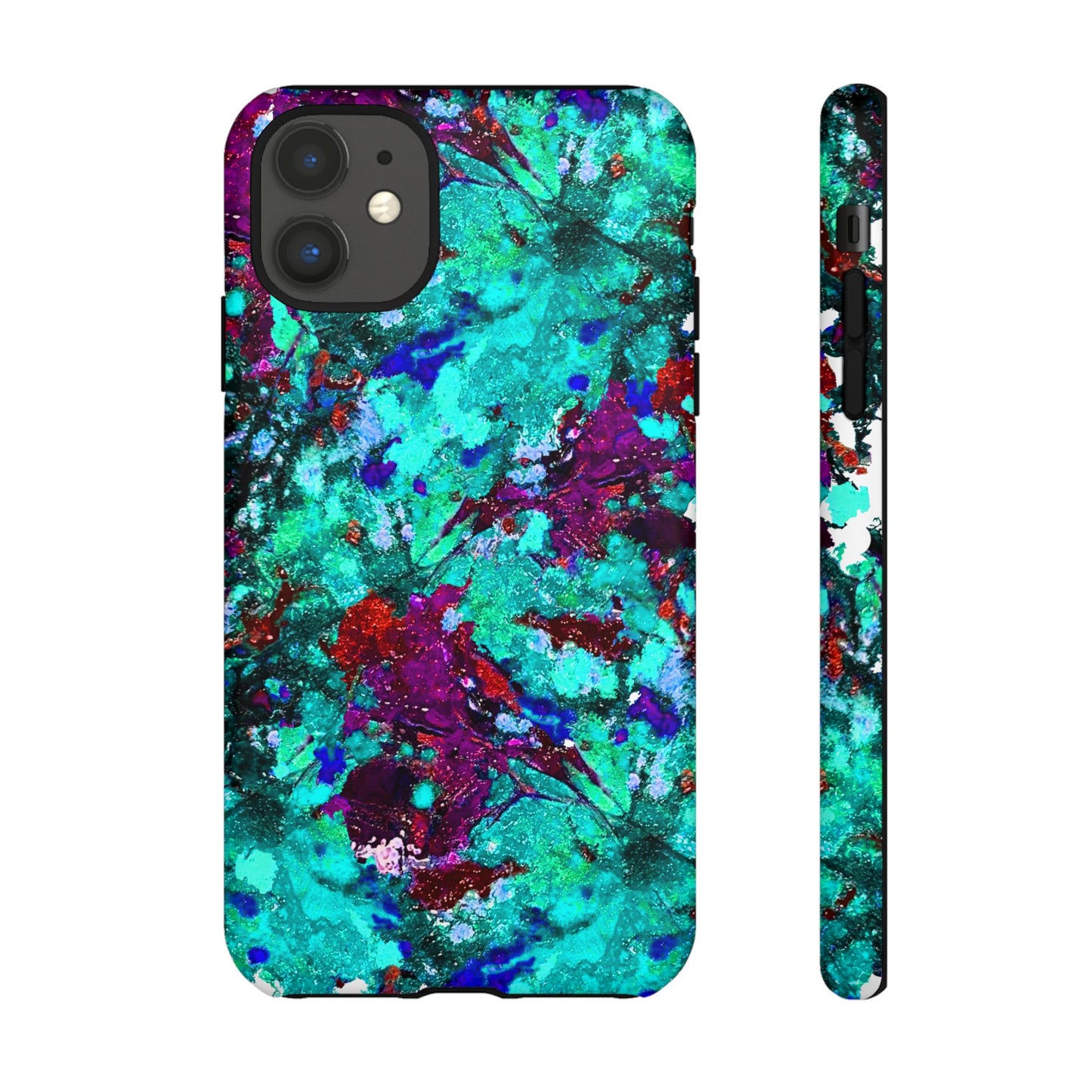 Funda de móvil FLOR AZUL