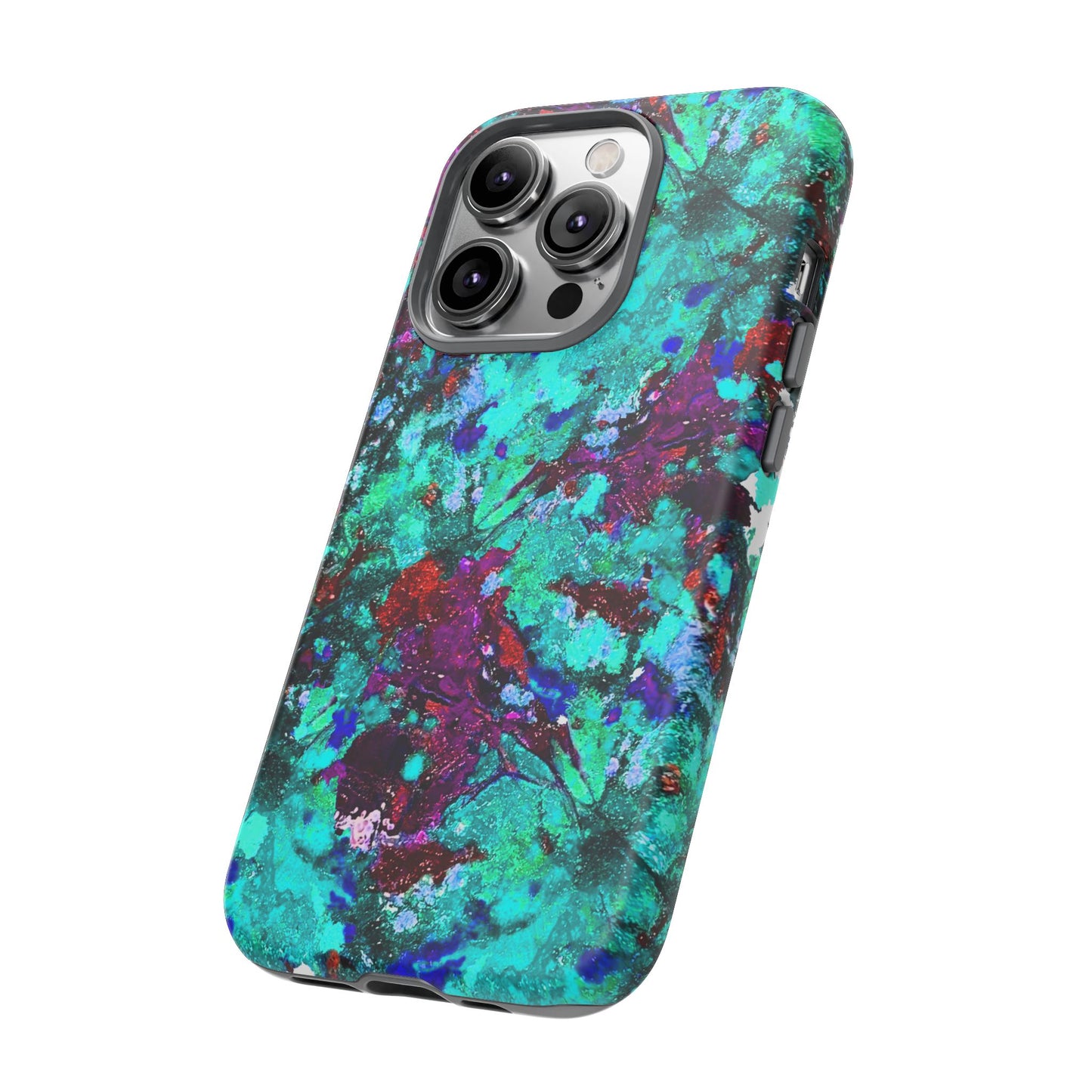 Funda de móvil FLOR AZUL