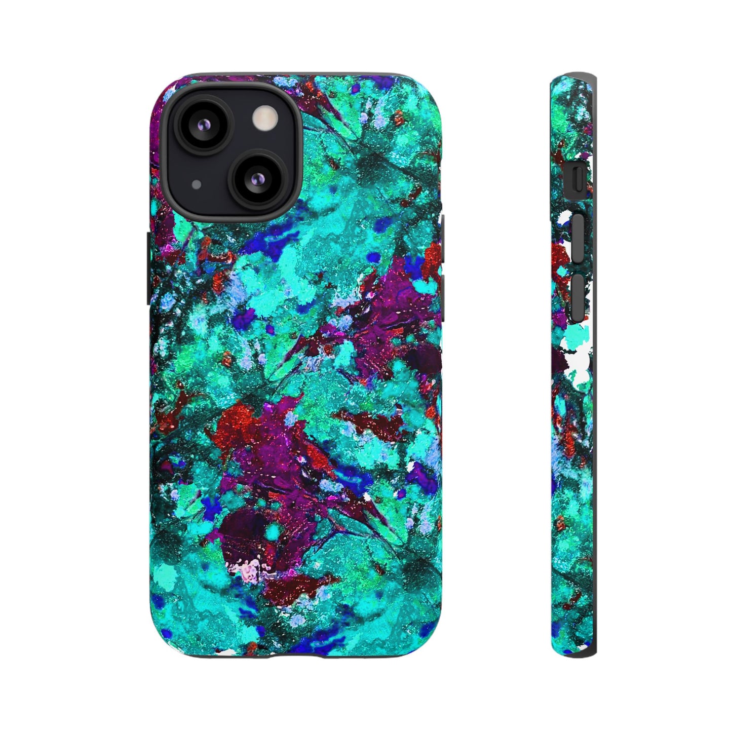 Funda de móvil FLOR AZUL