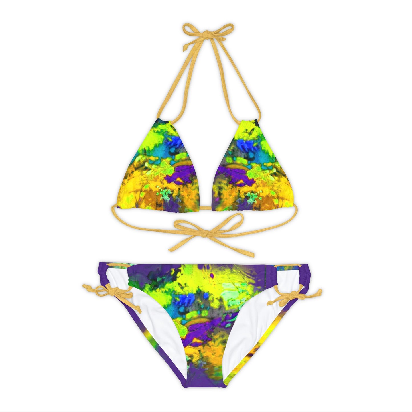 Bikini estampado artístico. ACIDEZ