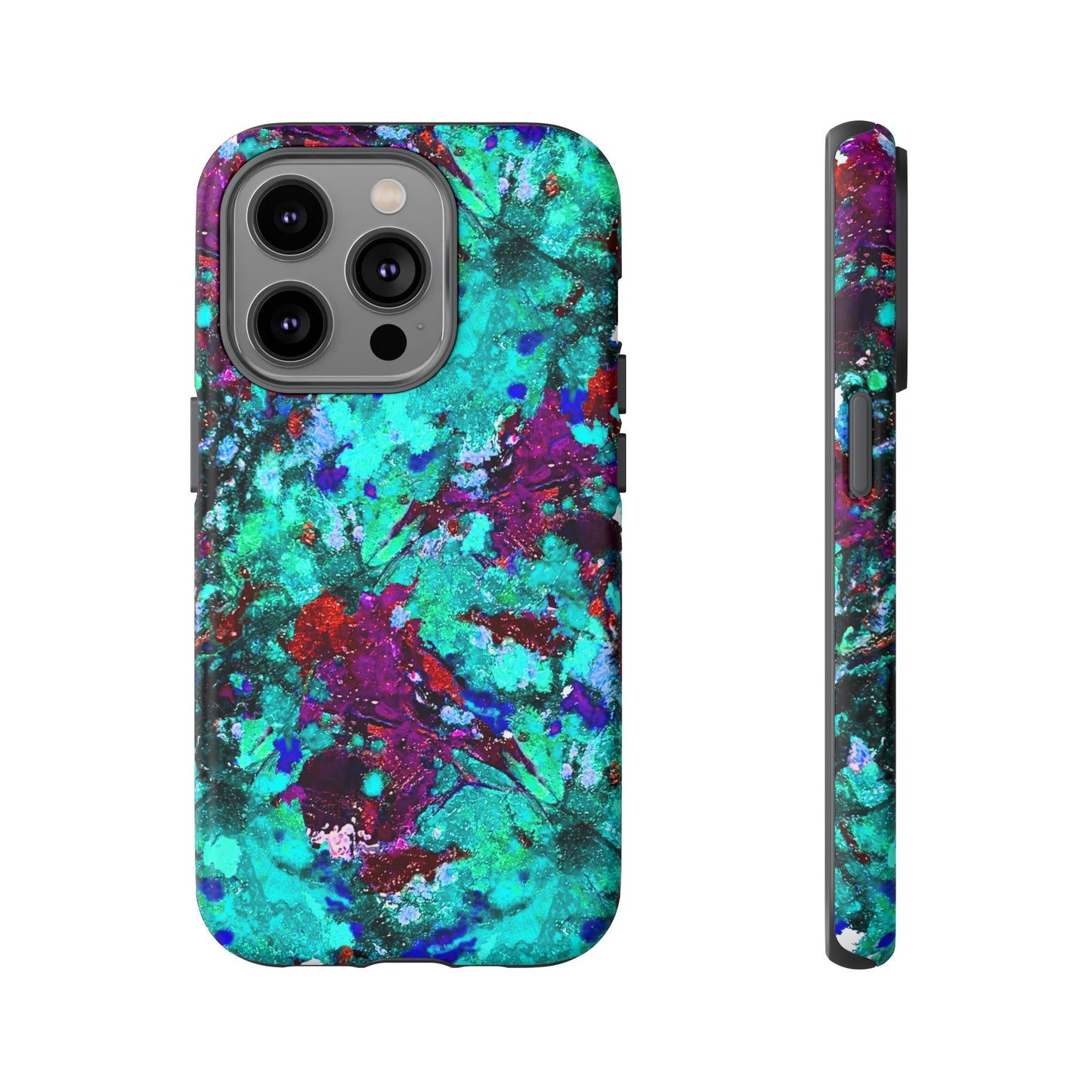 Funda de móvil FLOR AZUL