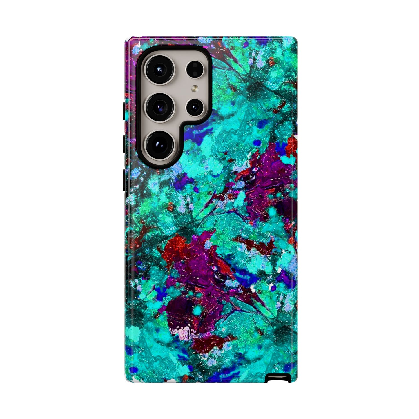 Funda de móvil FLOR AZUL