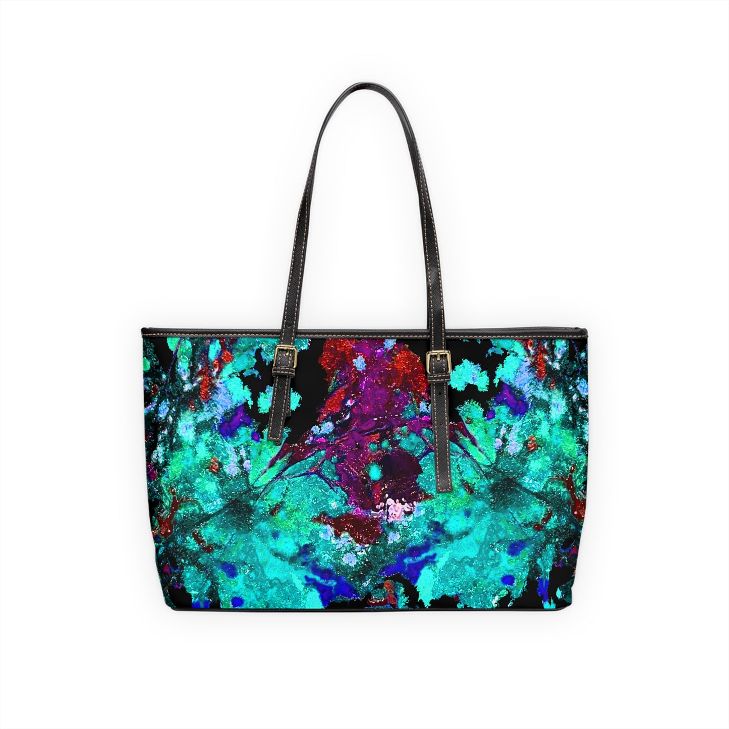 Bolso de hombro FLOR AZUL