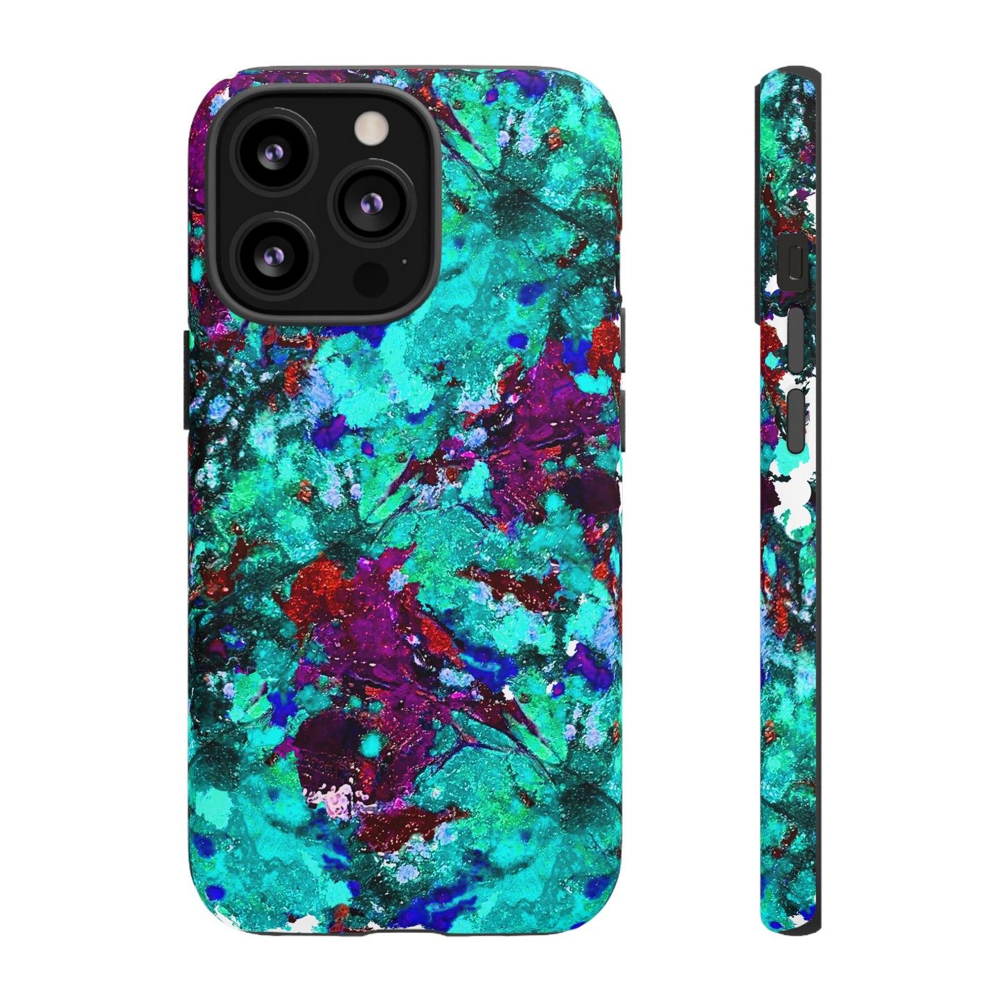 Funda de móvil FLOR AZUL