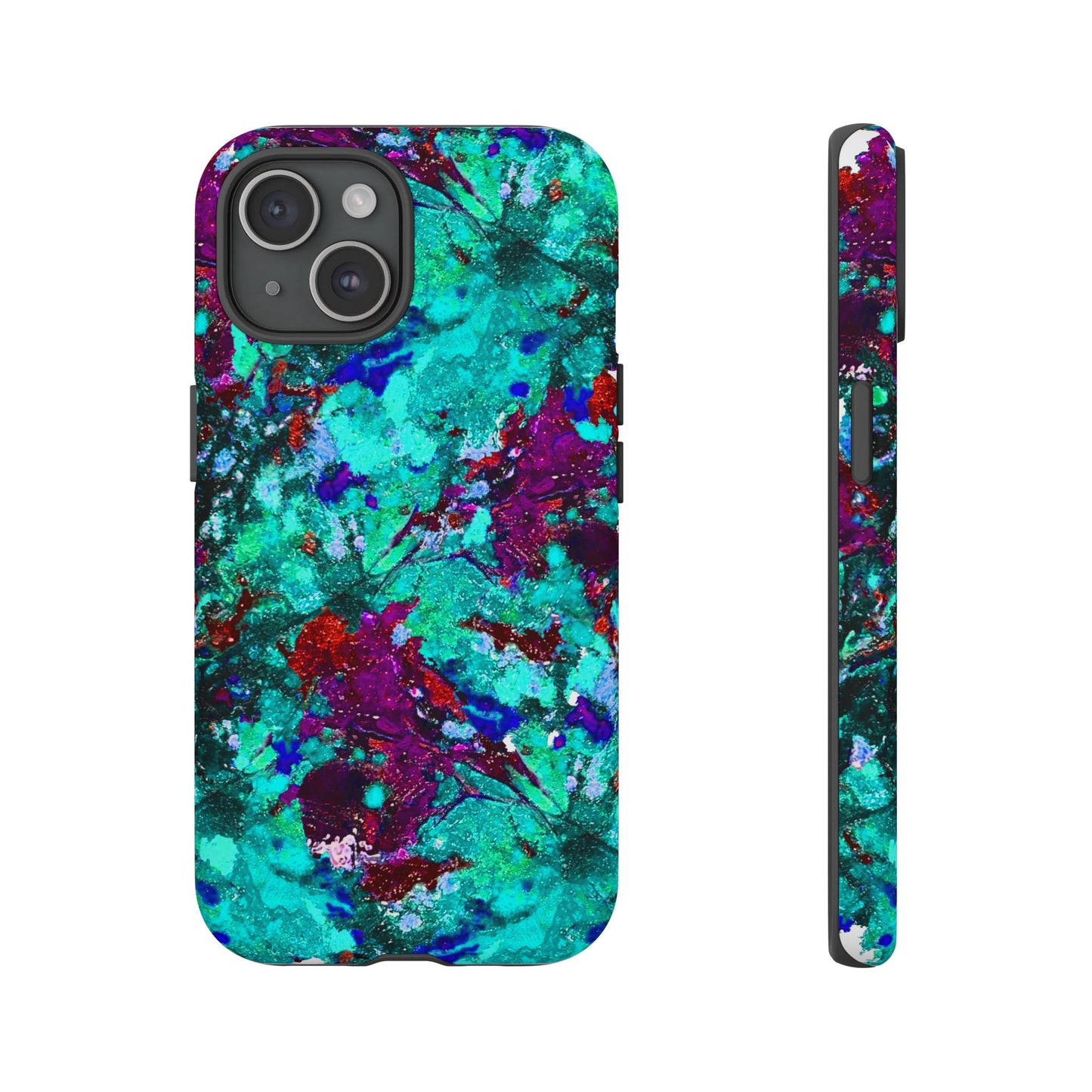 Funda de móvil FLOR AZUL