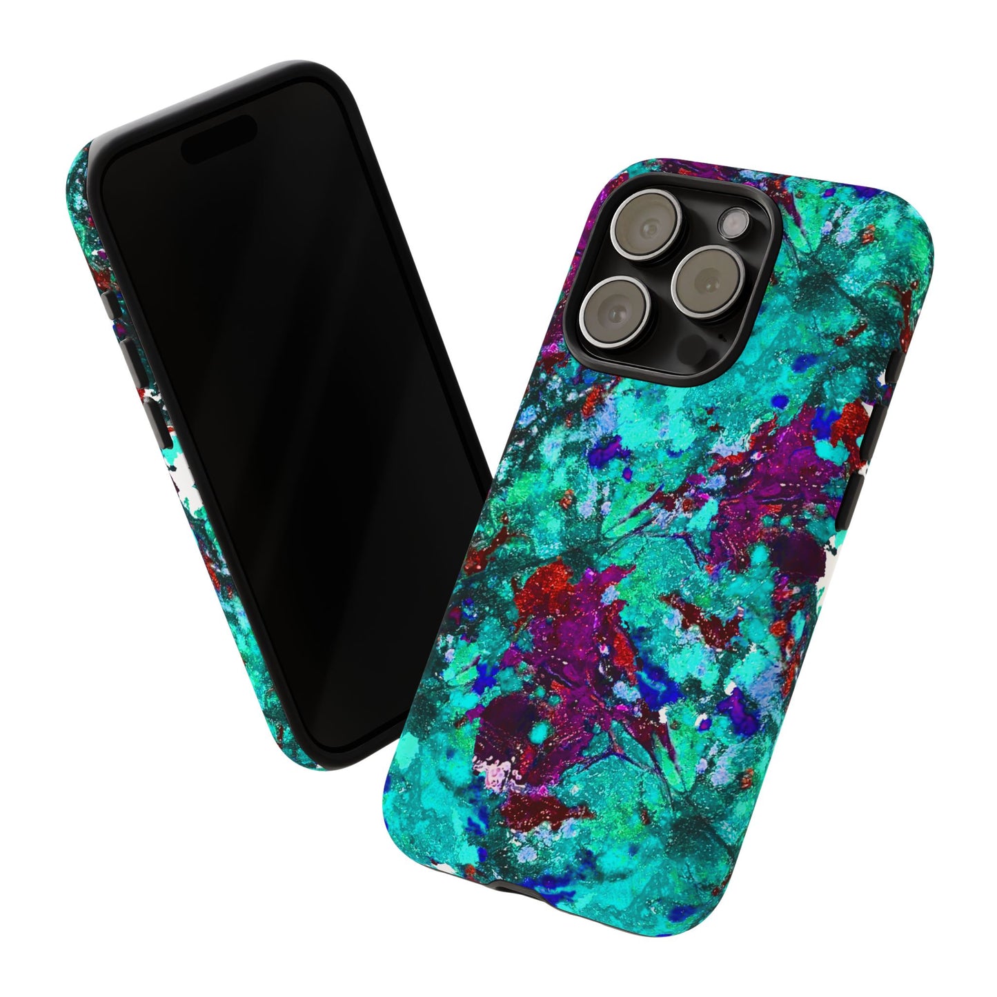 Funda de móvil FLOR AZUL