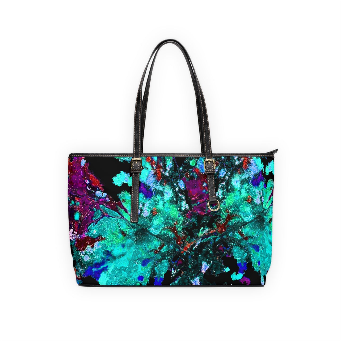 Bolso de hombro FLOR AZUL