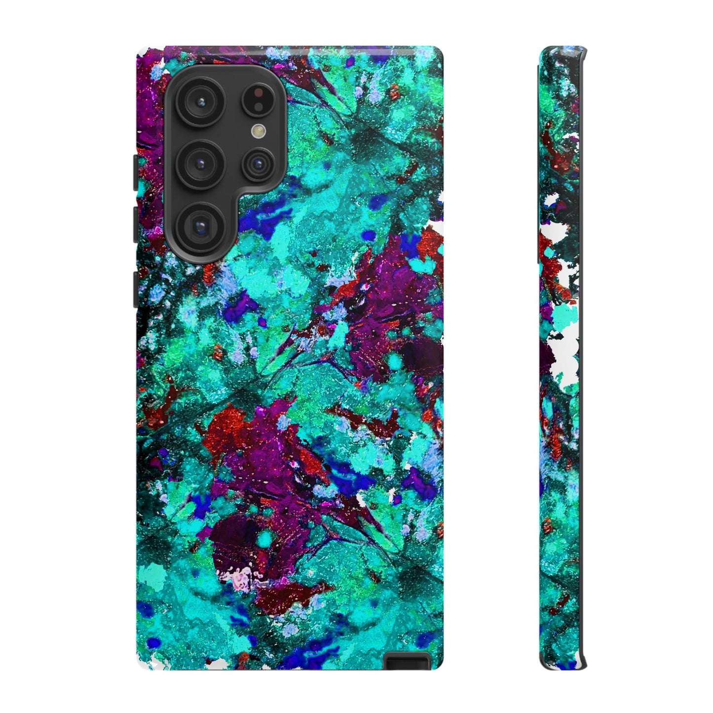 Funda de móvil FLOR AZUL