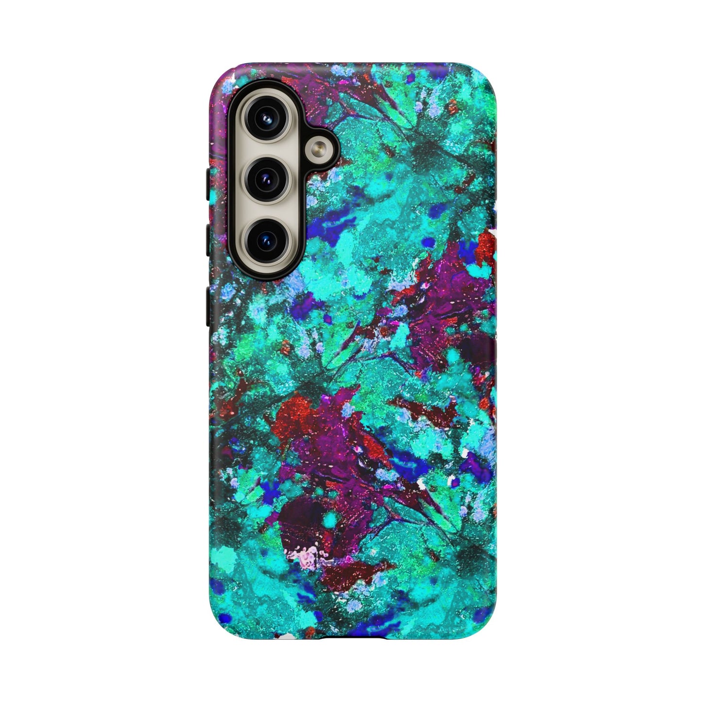 Funda de móvil FLOR AZUL