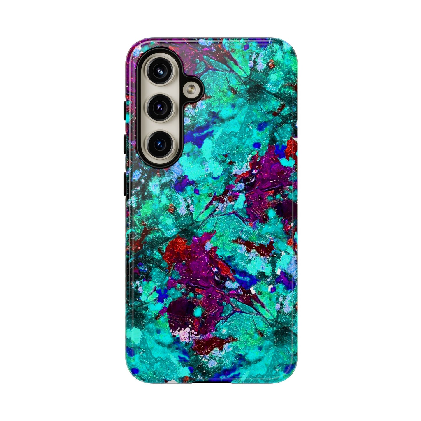 Funda de móvil FLOR AZUL